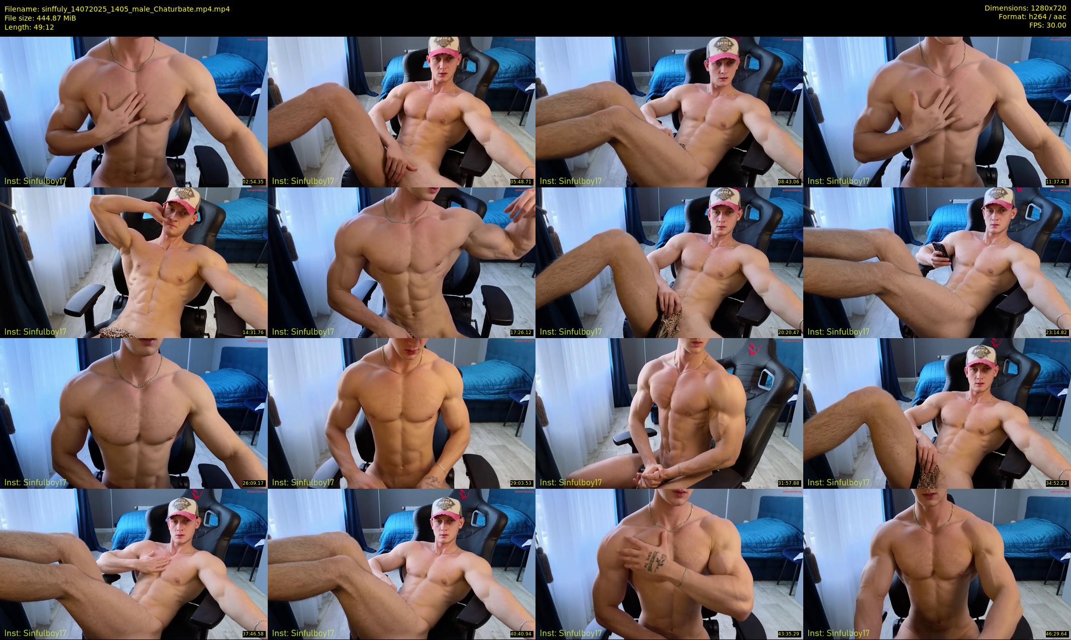 sinffuly — 50 minute Chaturbate male cam show recording, 720p, Jul 14, 2025