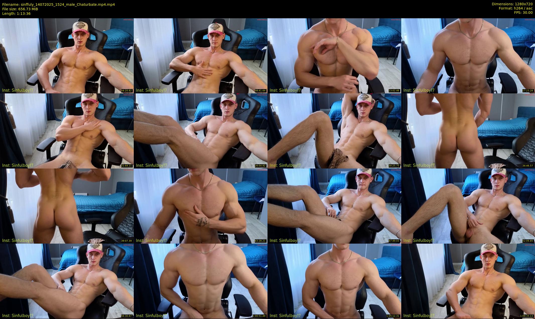 sinffuly — 74 minute Chaturbate male cam show recording, 720p, Jul 14, 2025