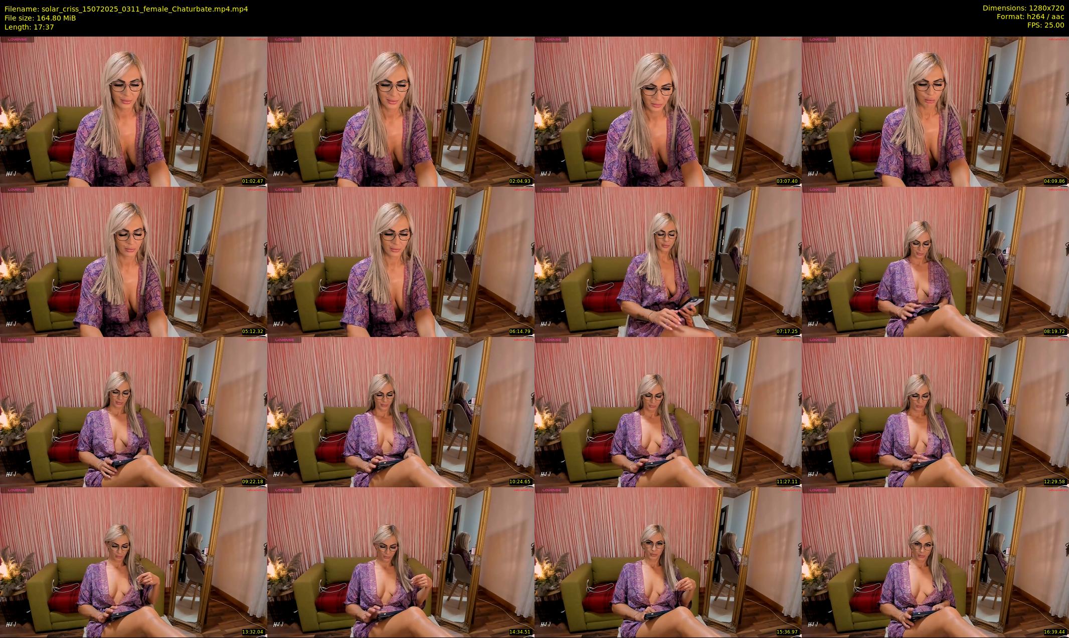 solar_criss — 18 minute Chaturbate female cam show recording, 720p, Jul 15, 2025