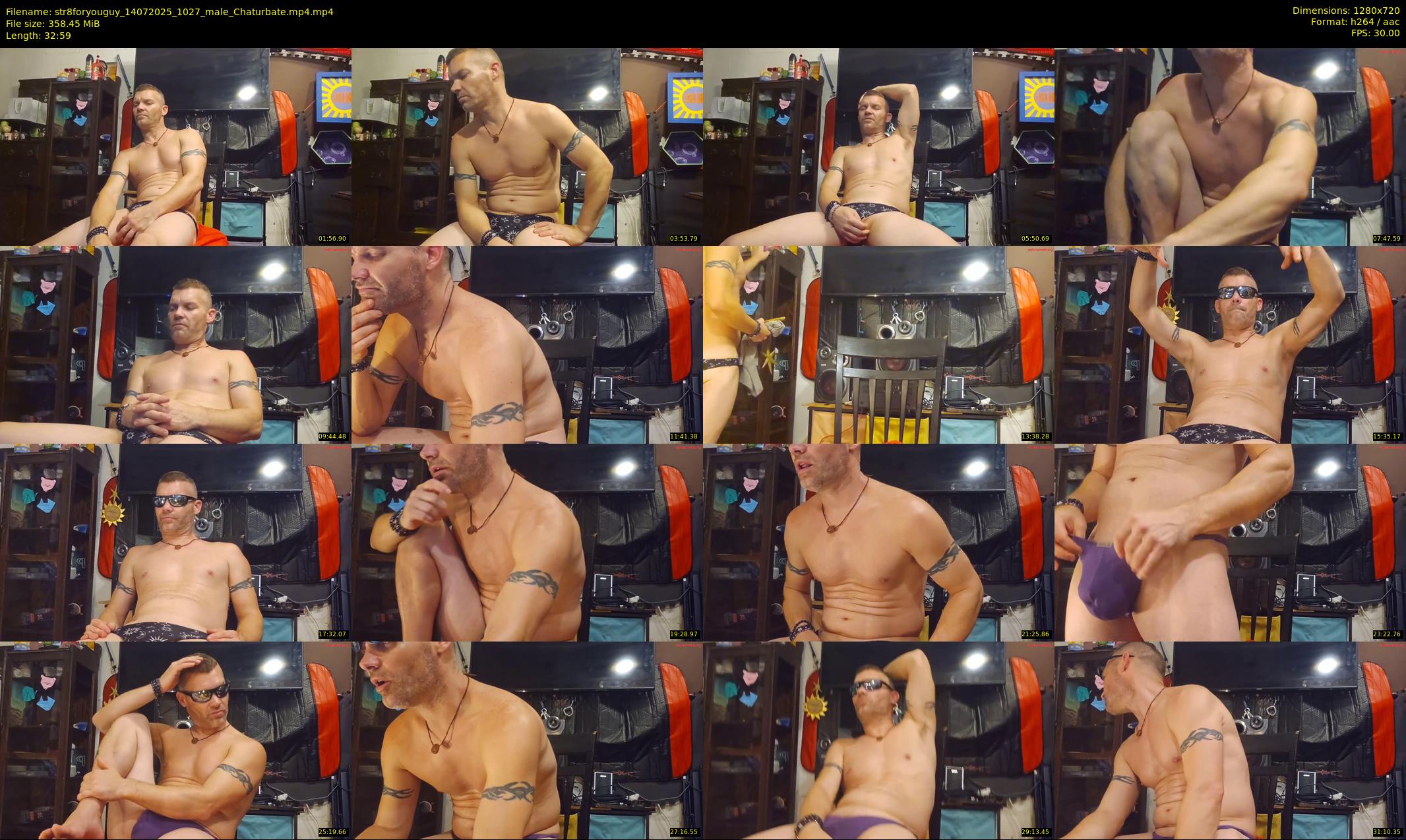 str8foryouguy — 33 minute Chaturbate male cam show recording, 720p, Jul 14, 2025