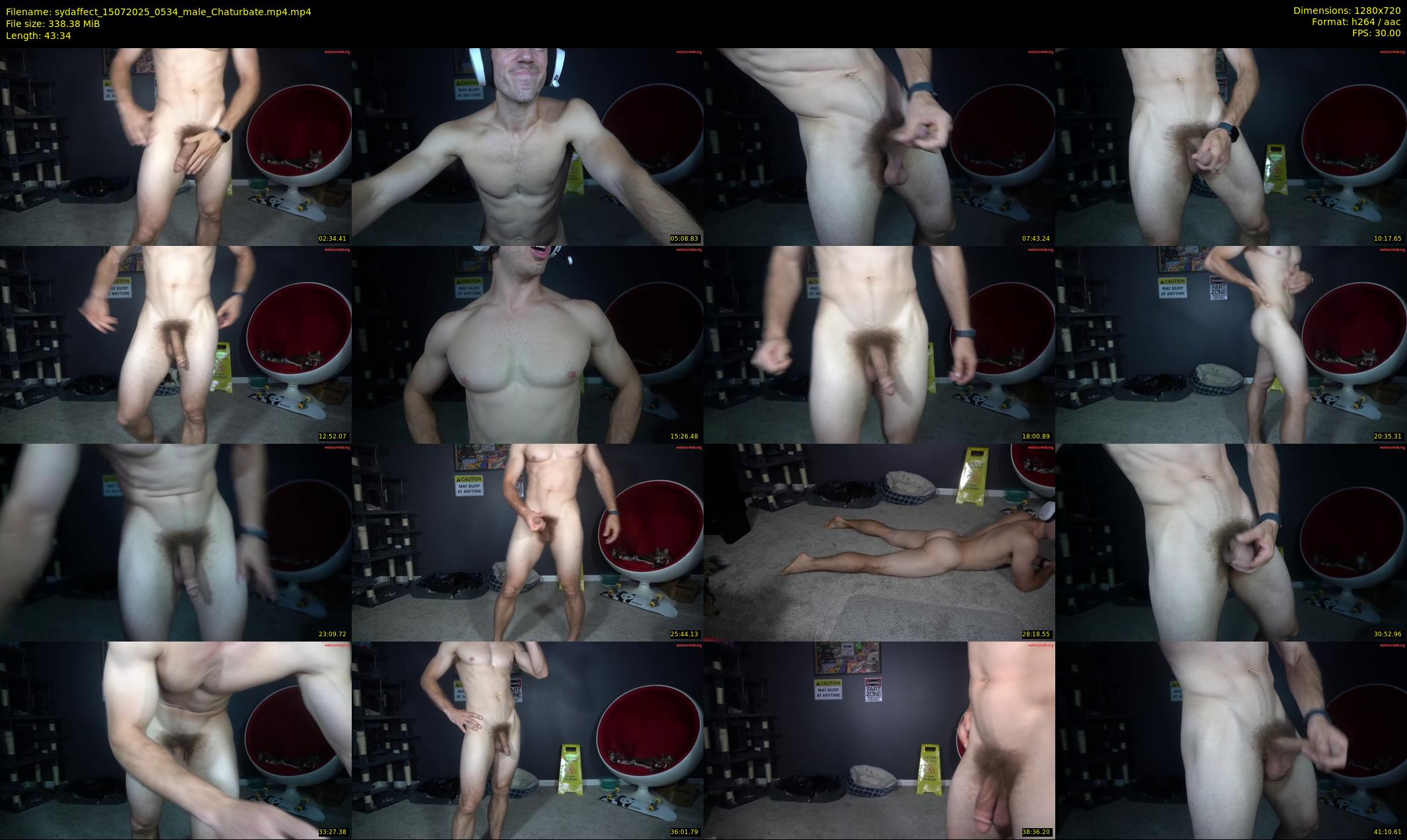 sydaffect — 44 minute Chaturbate male cam show recording, 720p, Jul 15, 2025