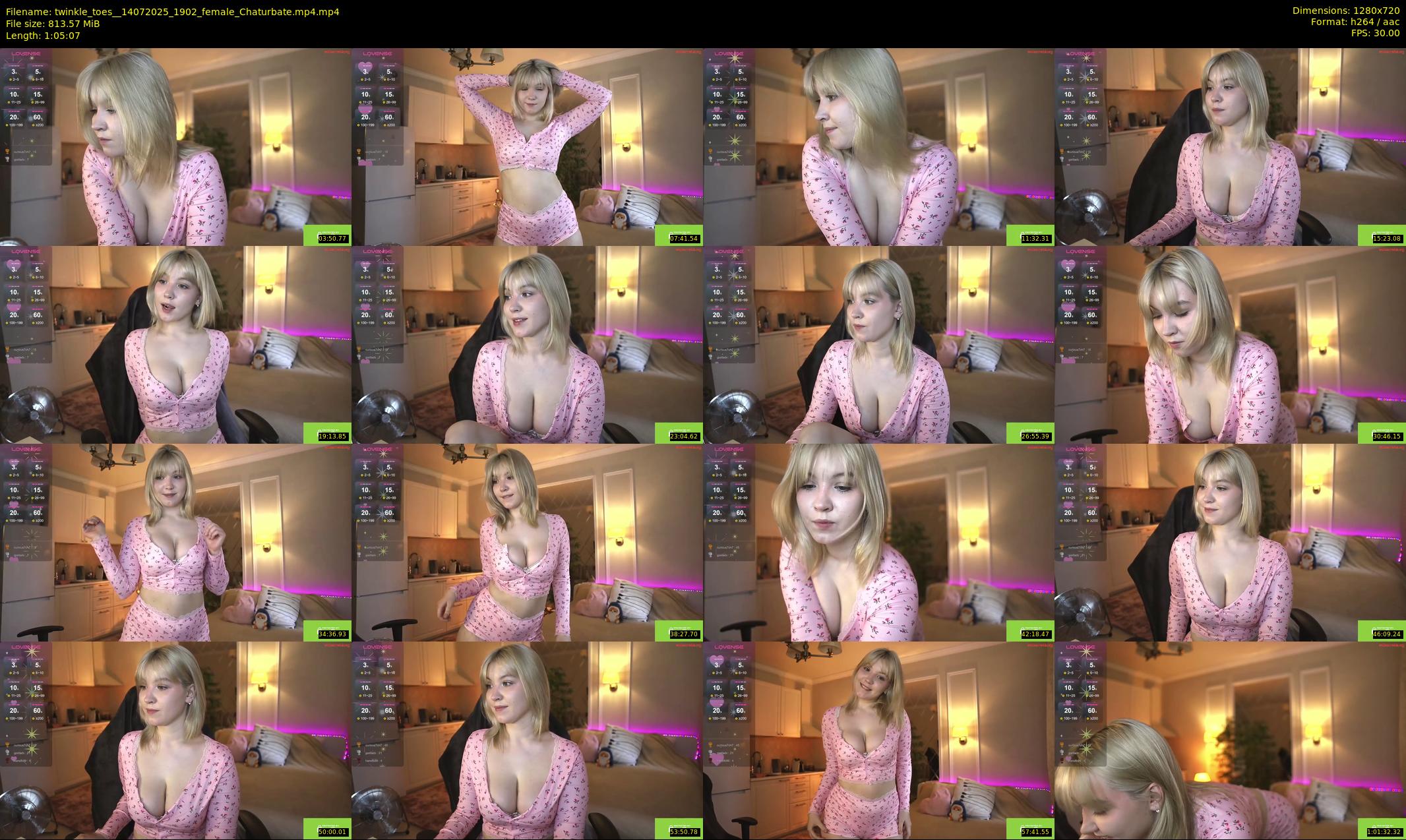 twinkle_toes_ — 66 minute Chaturbate female cam show recording, 720p, Jul 14, 2025