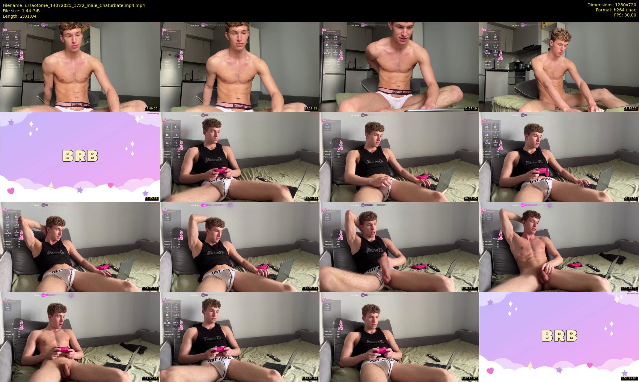 ursaotome — 122 minute Chaturbate male cam show recording, 720p, Jul 14, 2025
