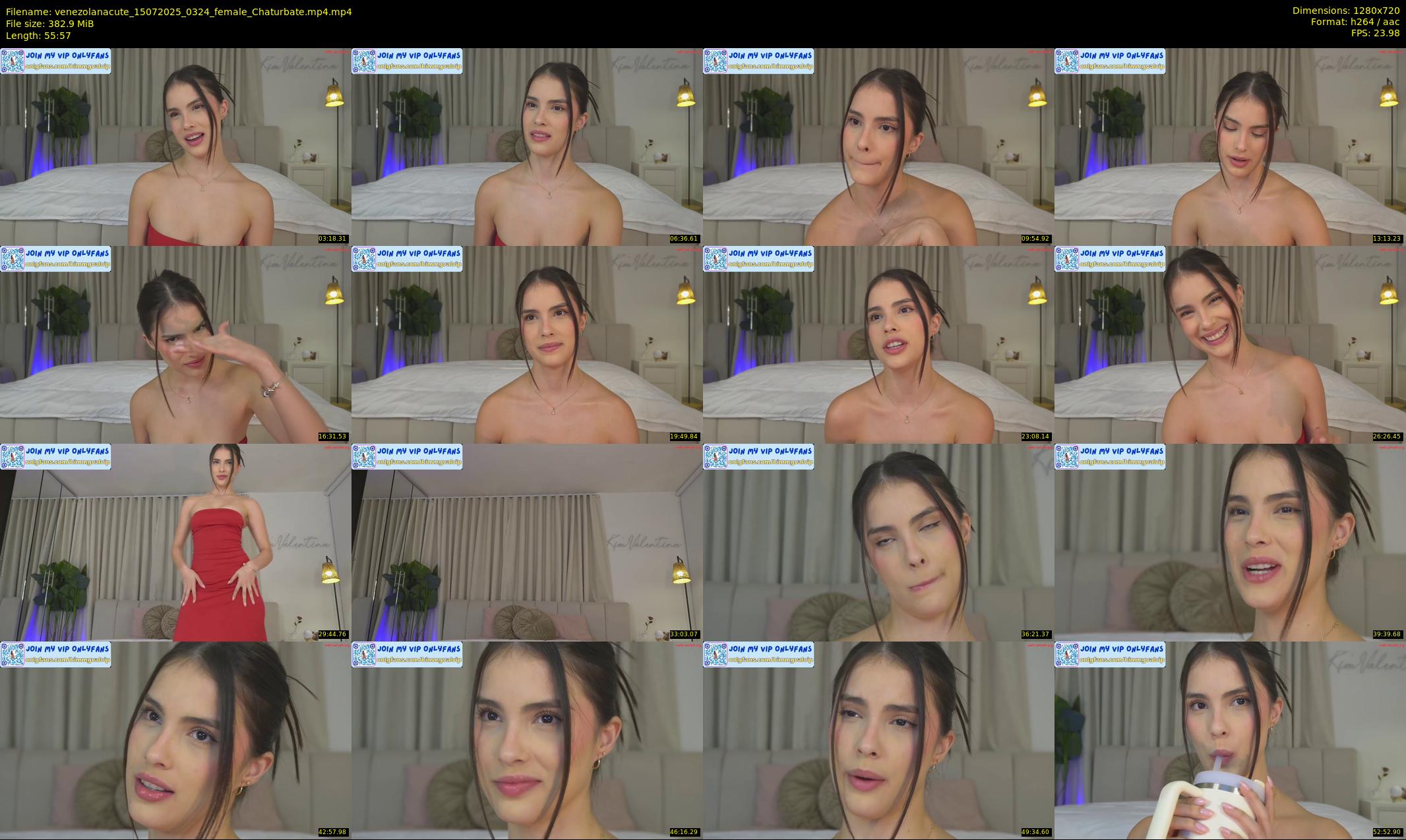 venezolanacute — 56 minute Chaturbate female cam show recording, 720p, Jul 15, 2025