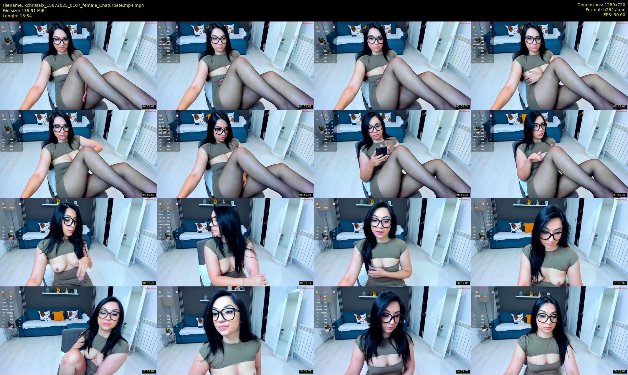 xchristalx — 17 minute Chaturbate female cam show recording, 720p, Jul 15, 2025