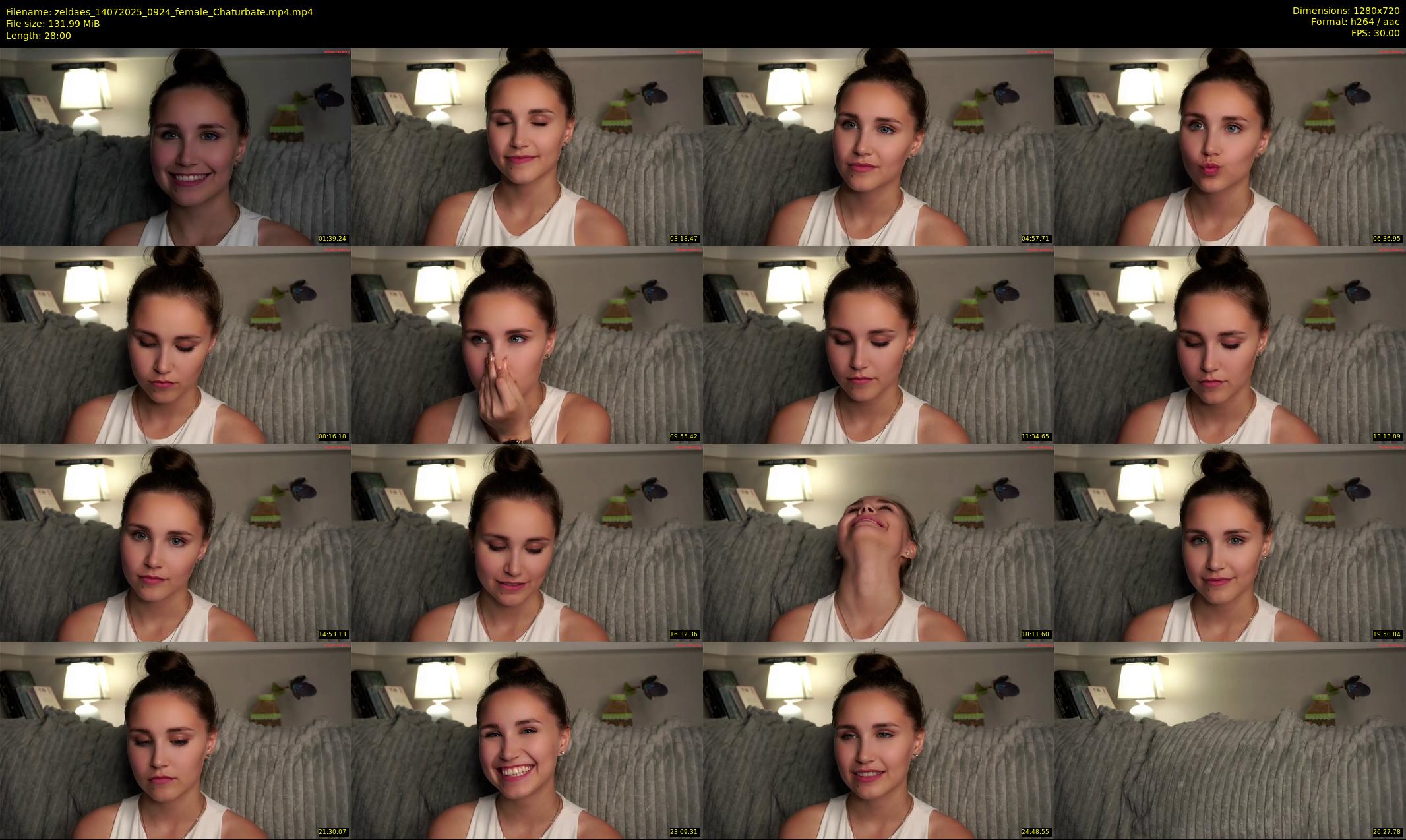 zeldaes — 28 minute Chaturbate female cam show recording, 720p, Jul 14, 2025