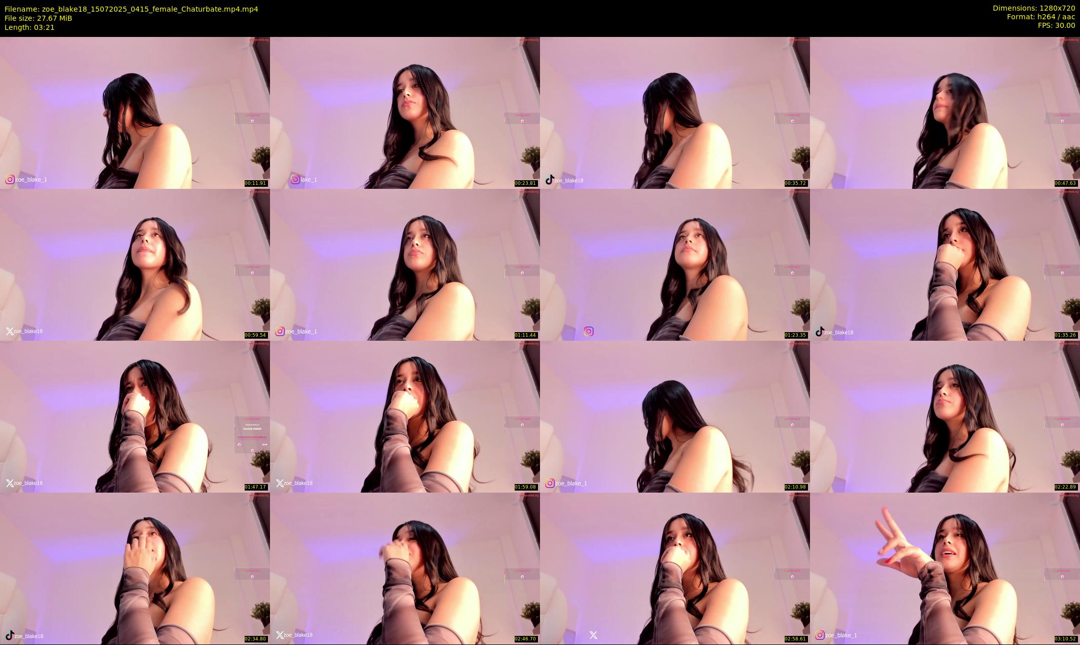 zoe_blake18 — 4 minute Chaturbate female cam show recording, 720p, Jul 15, 2025