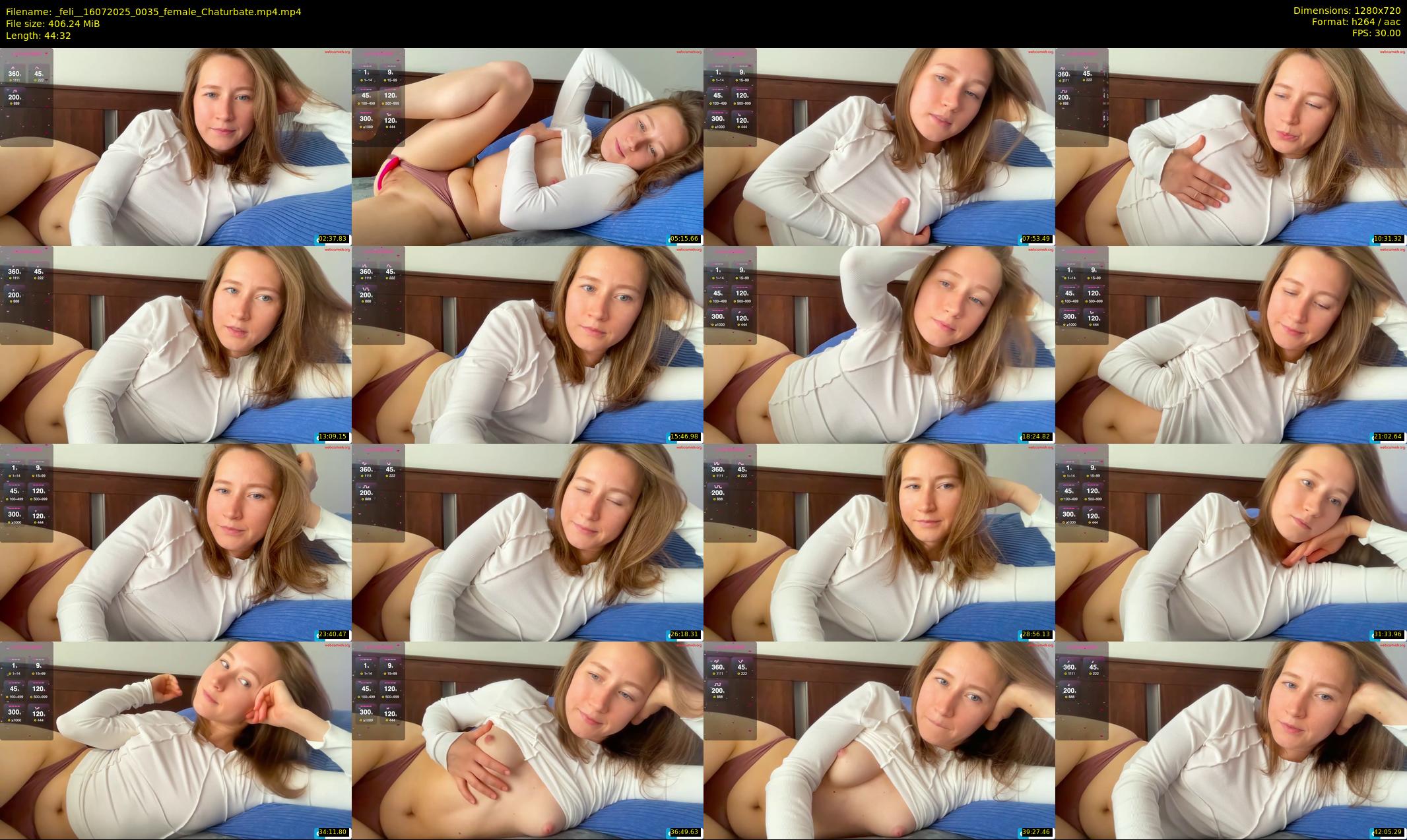 _feli_ — 45 minute Chaturbate female cam show recording, 720p, Jul 16, 2025