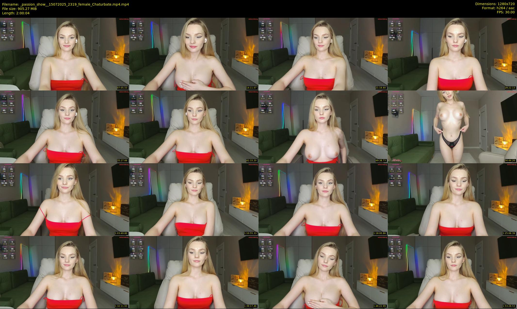 _passion_show_ — 121 minute Chaturbate couple cam show recording, 720p, Jul 15, 2025