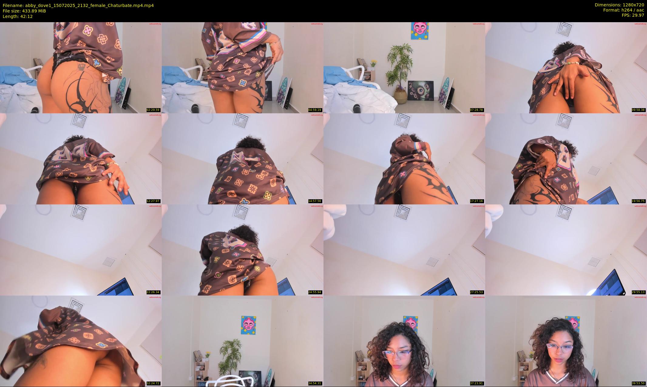 abby_dove1 — 43 minute Chaturbate female cam show recording, 720p, Jul 15, 2025