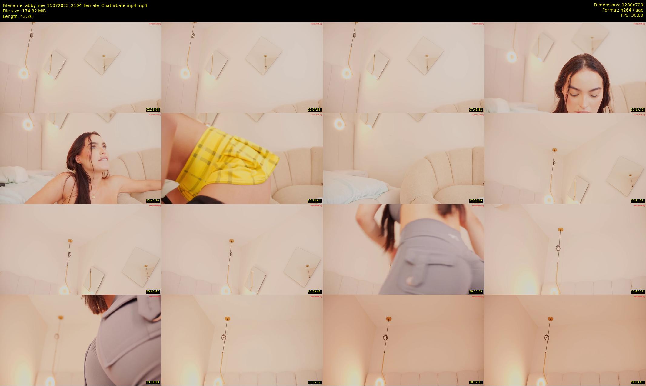 abby_me — 44 minute Chaturbate female cam show recording, 720p, Jul 15, 2025