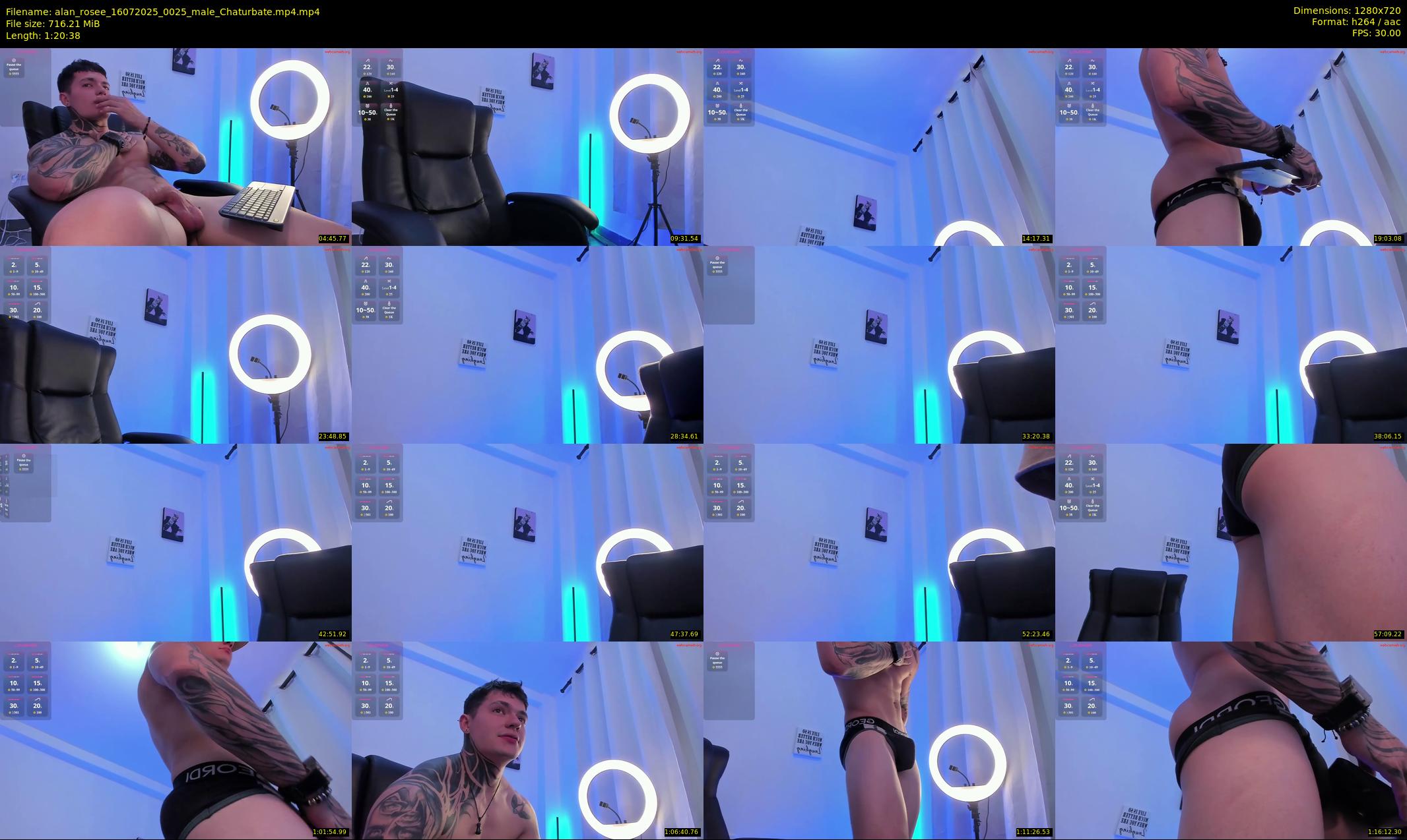 alan_rosee — 81 minute Chaturbate male cam show recording, 720p, Jul 16, 2025