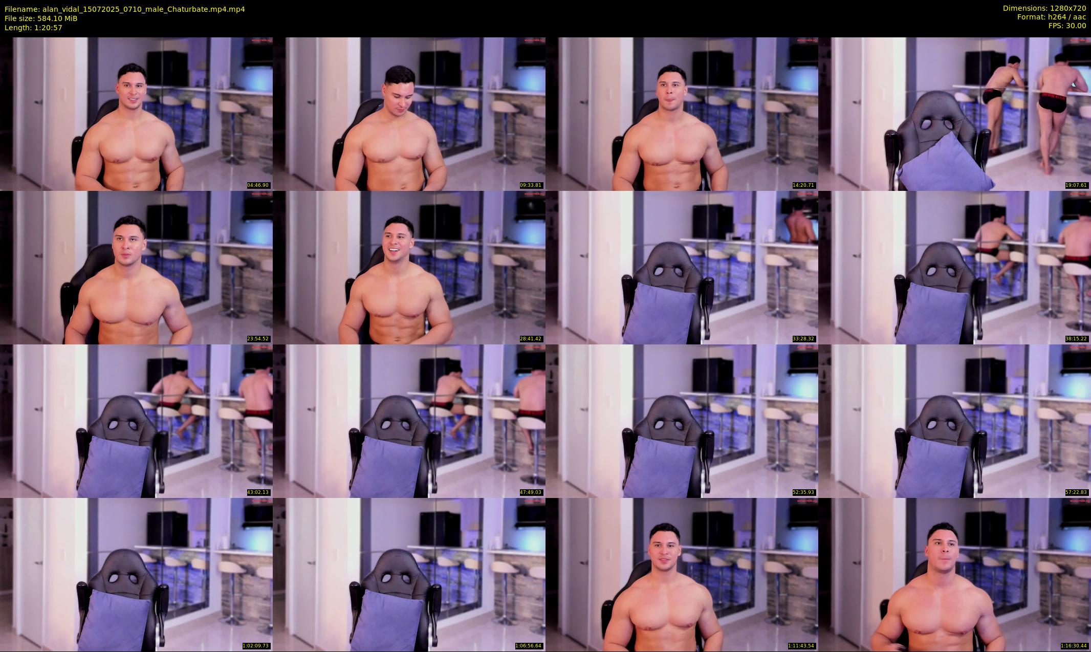alan_vidal — 81 minute Chaturbate male cam show recording, 720p, Jul 15, 2025