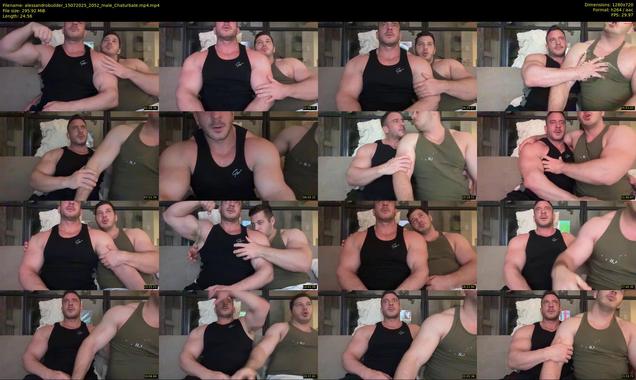 alessandrobuilder — 25 minute Chaturbate couple cam show recording, 720p, Jul 15, 2025