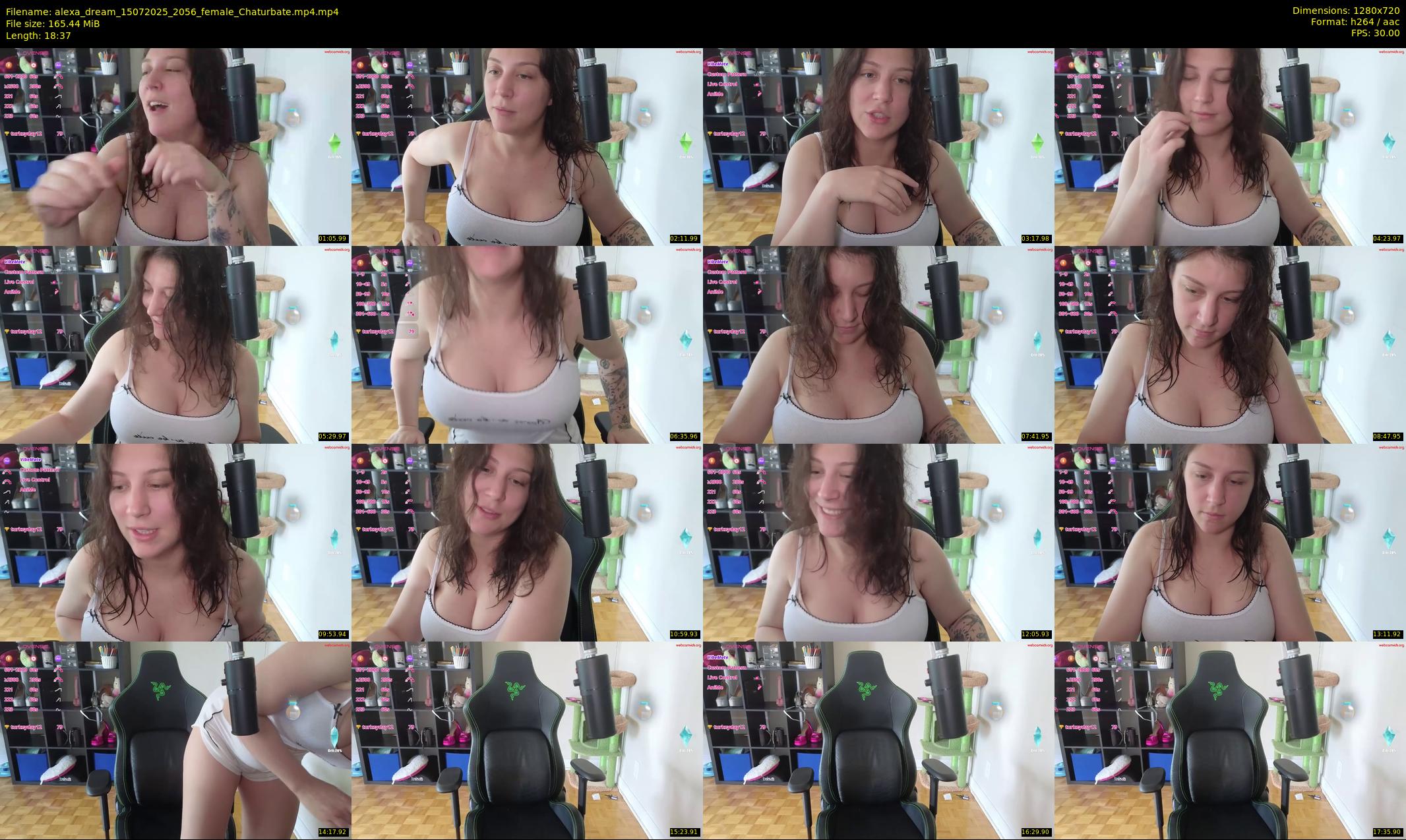 alexa_dream — 19 minute Chaturbate female cam show recording, 720p, Jul 15, 2025