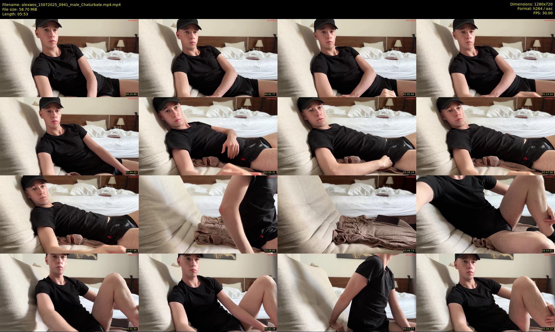 alexwos — 6 minute Chaturbate male cam show recording, 720p, Jul 15, 2025