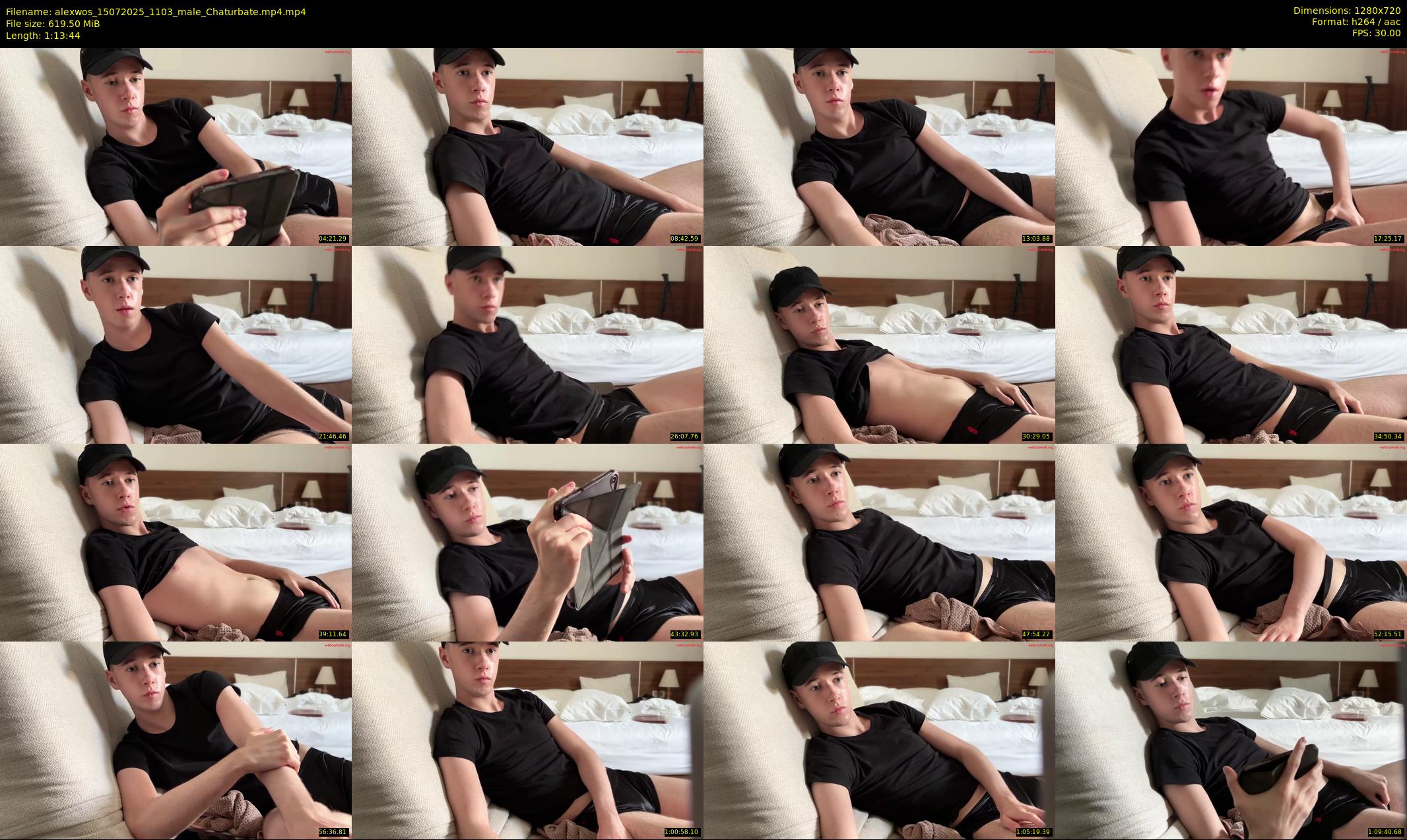 alexwos — 74 minute Chaturbate male cam show recording, 720p, Jul 15, 2025
