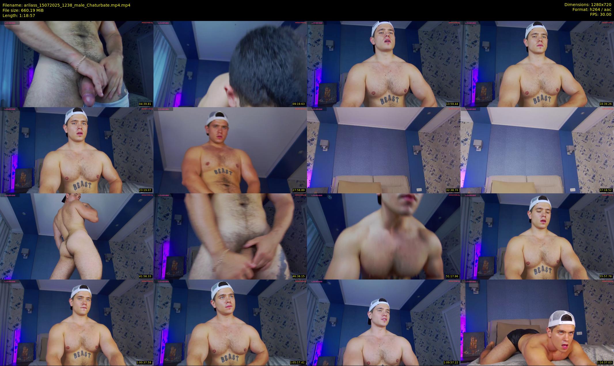 arilass — 79 minute Chaturbate male cam show recording, 720p, Jul 15, 2025