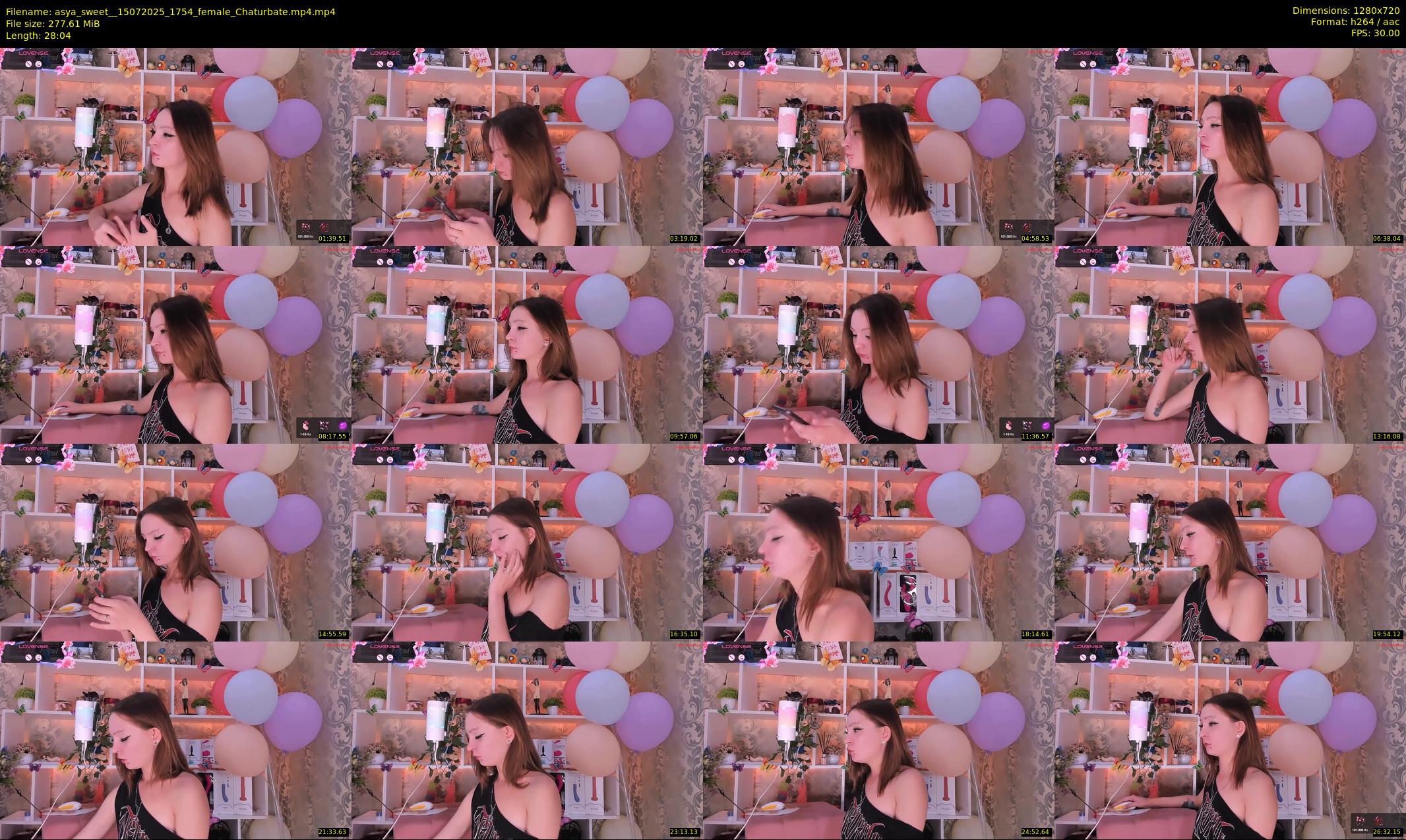 asya_sweet_ — 29 minute Chaturbate female cam show recording, 720p, Jul 15, 2025