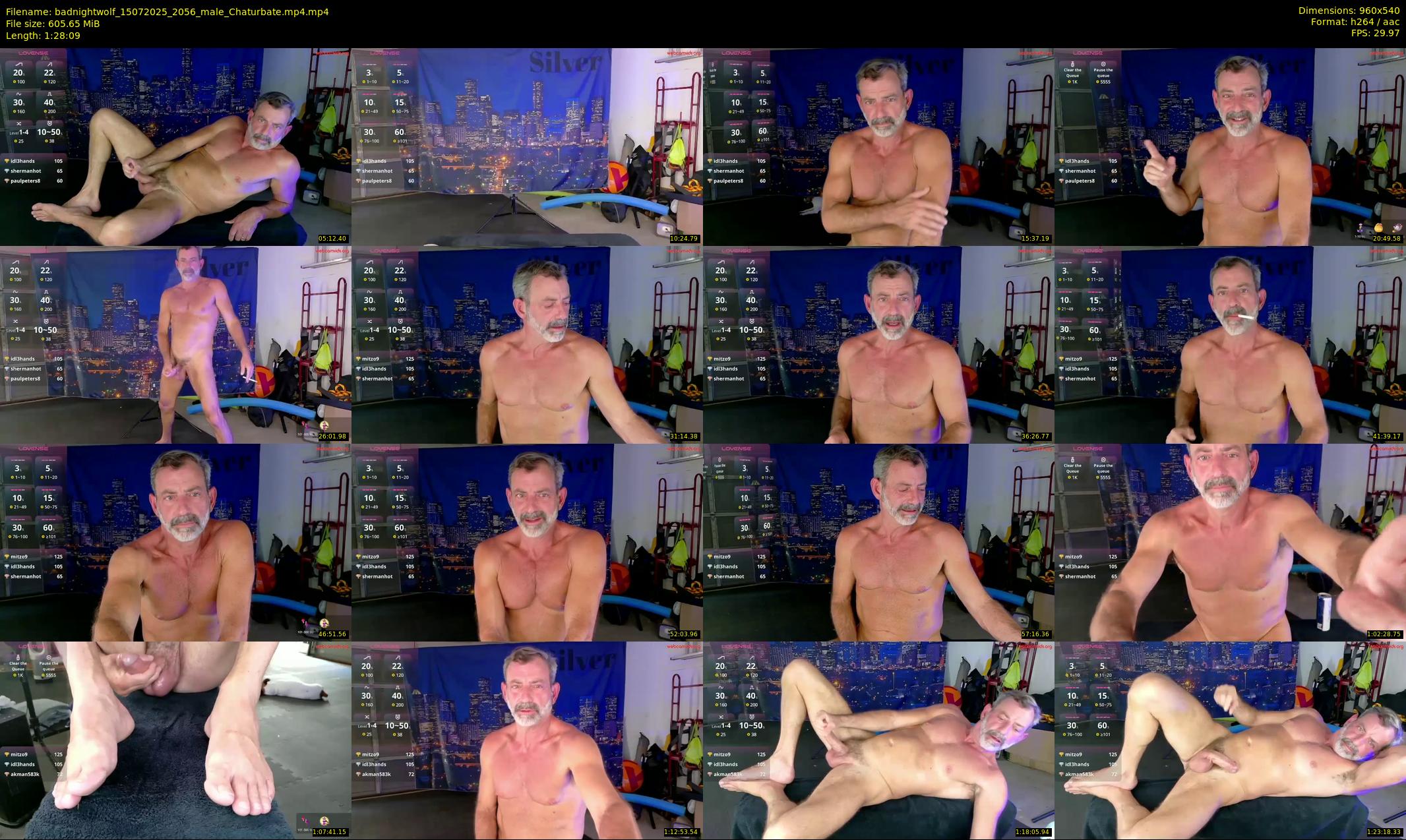 badnightwolf — 89 minute Chaturbate male cam show recording, 480p, Jul 15, 2025
