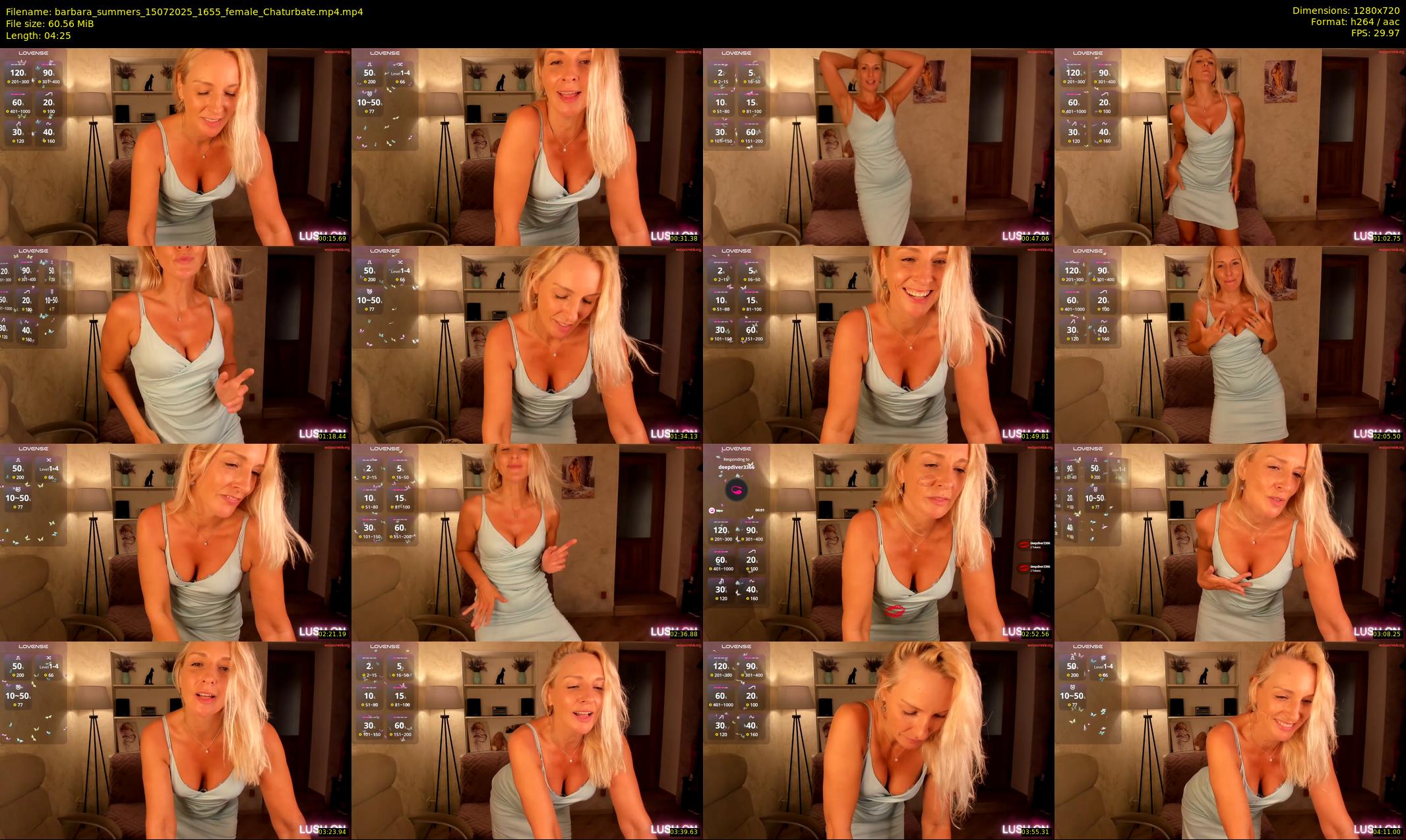 barbara_summers — 5 minute Chaturbate female cam show recording, 720p, Jul 15, 2025