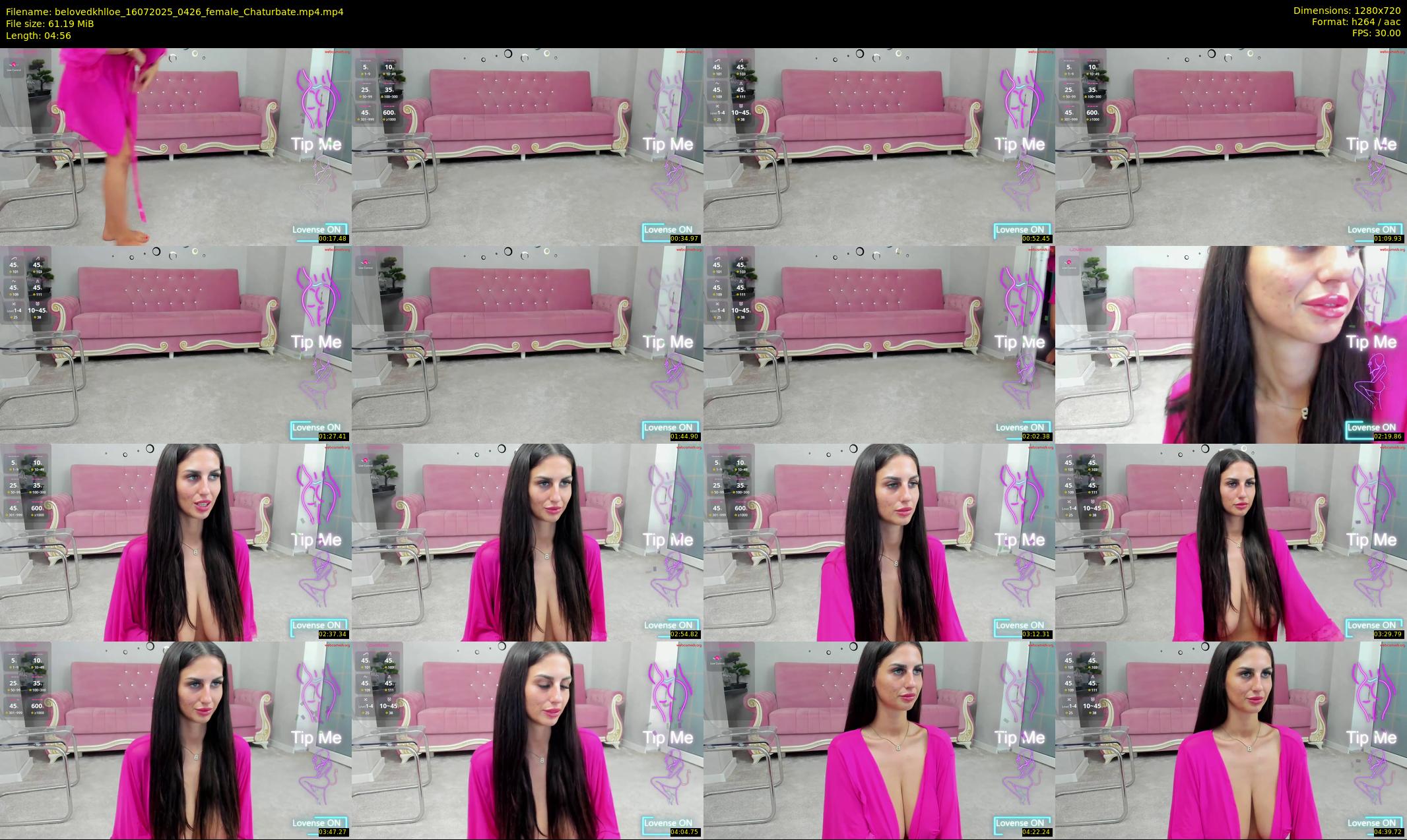 belovedkhlloe — 5 minute Chaturbate female cam show recording, 720p, Jul 16, 2025