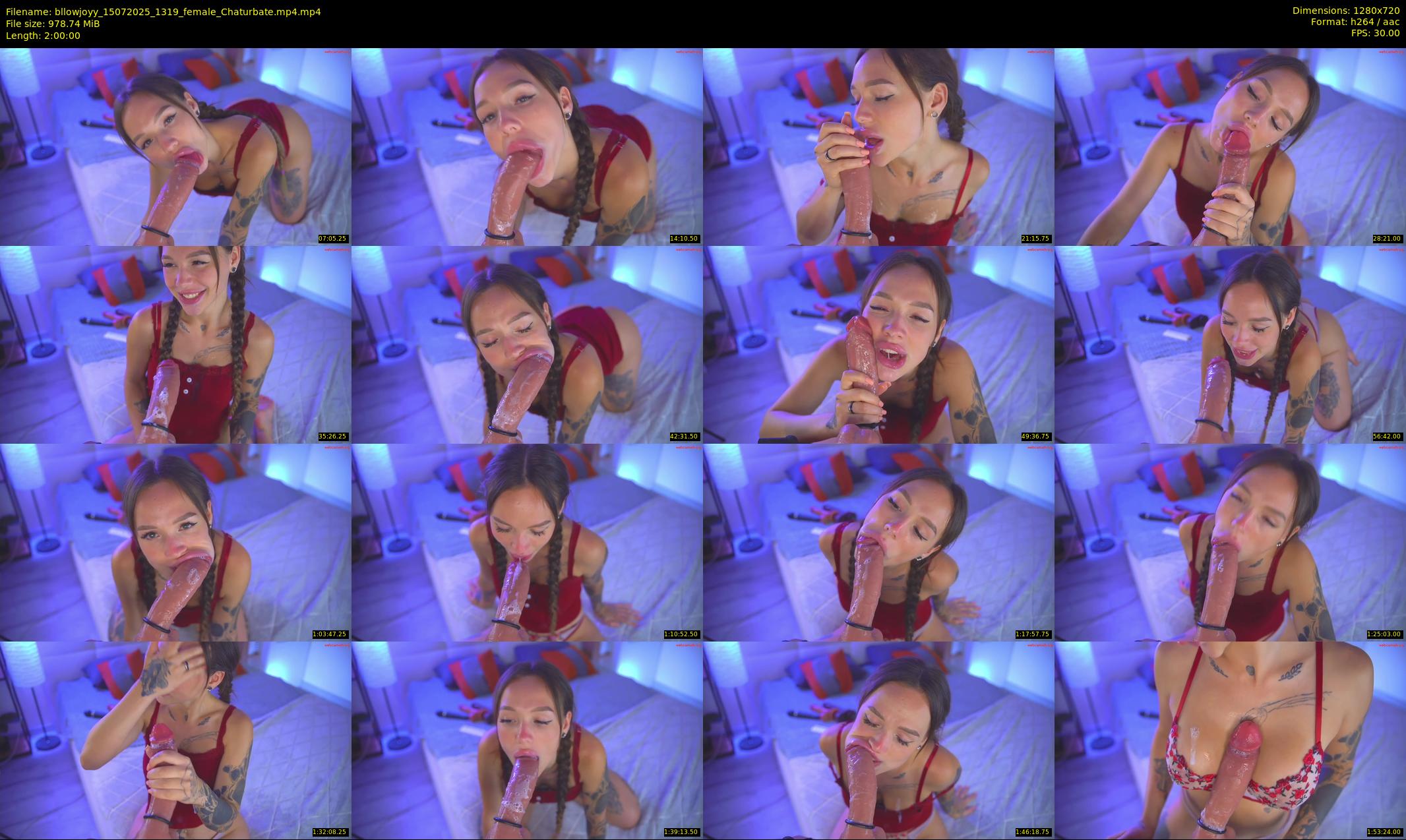 bllowjoyy — 120 minute Chaturbate female cam show recording, 720p, Jul 15, 2025