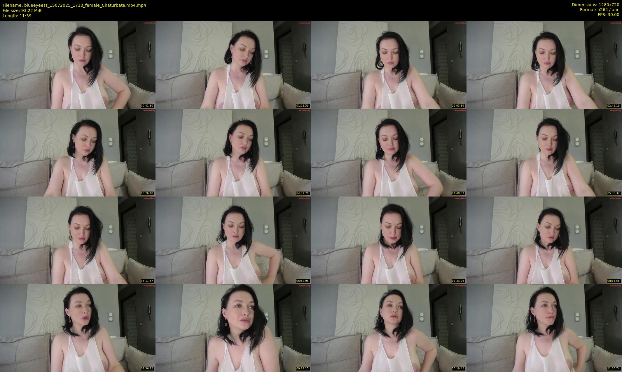 blueeyeess — 12 minute Chaturbate female cam show recording, 720p, Jul 15, 2025