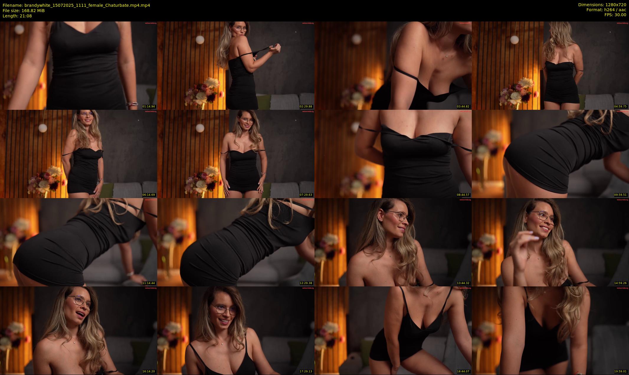 brandywhite — 22 minute Chaturbate female cam show recording, 720p, Jul 15, 2025