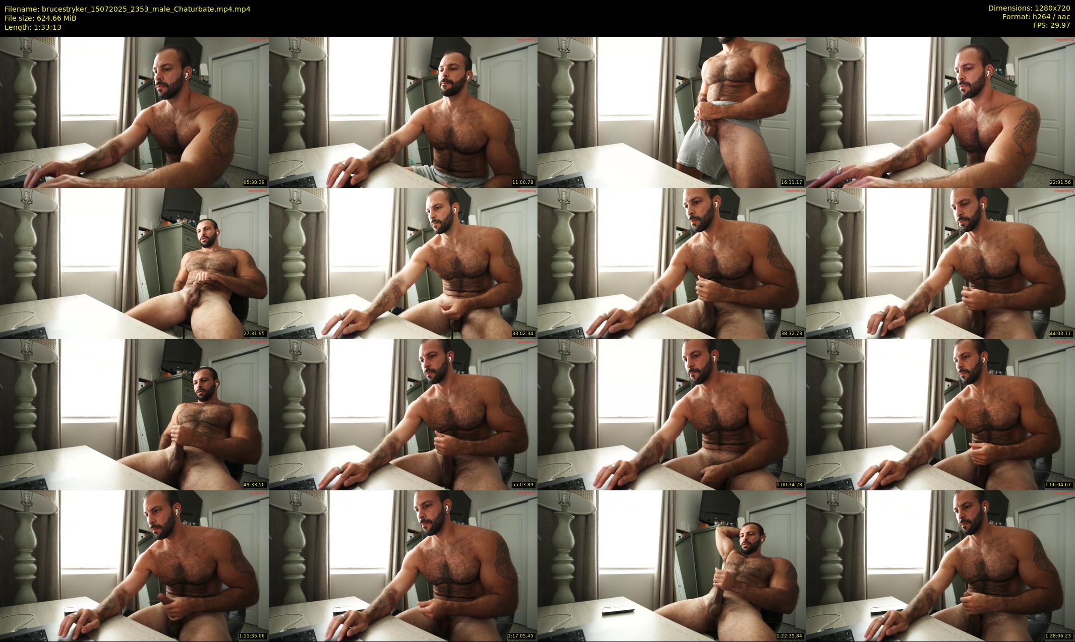 brucestryker — 94 minute Chaturbate male cam show recording, 720p, Jul 15, 2025