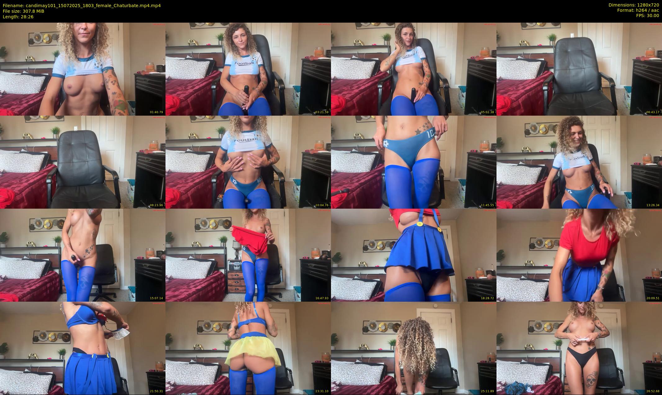 candimay101 — 29 minute Chaturbate female cam show recording, 720p, Jul 15, 2025