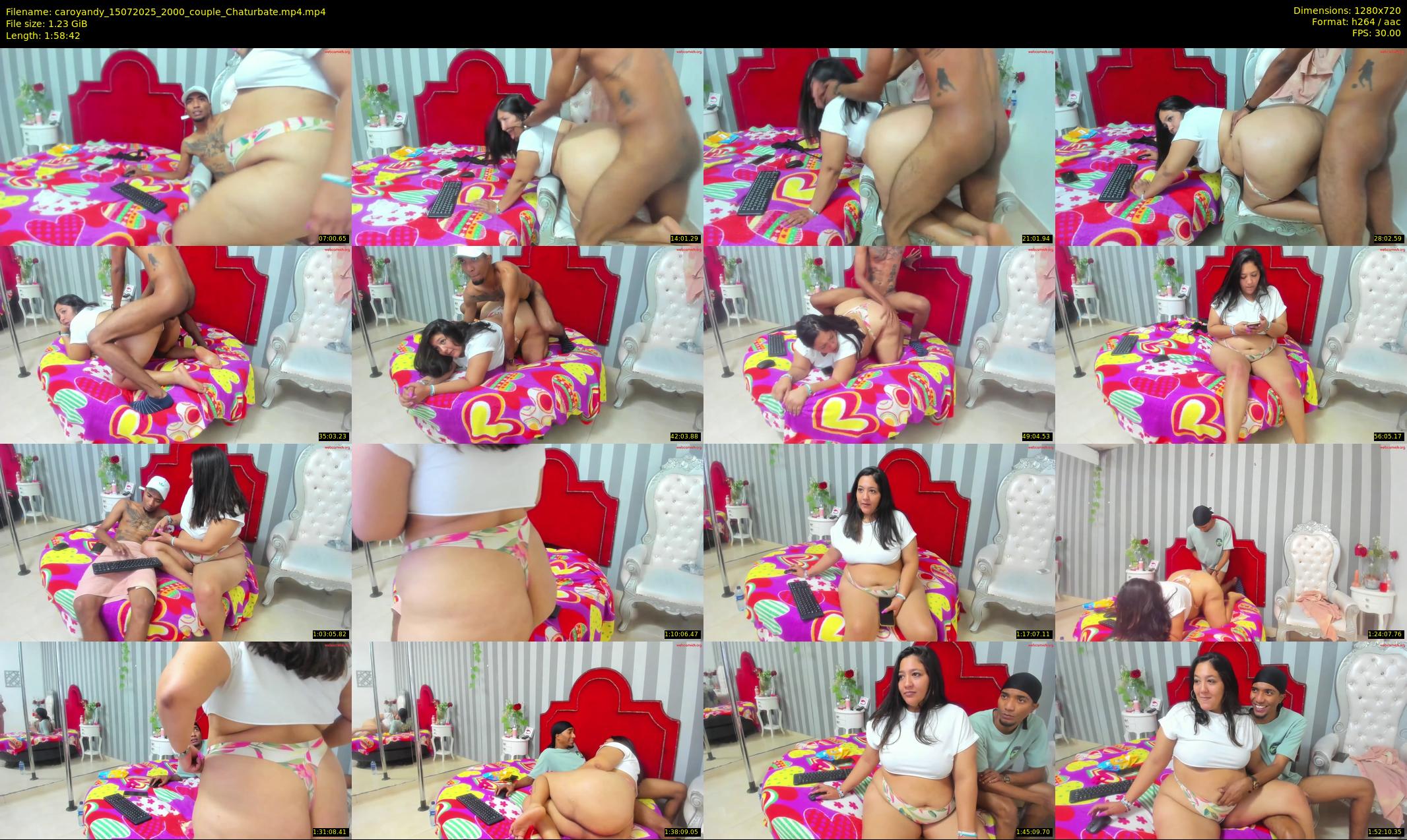 caroyandy — 119 minute Chaturbate couple cam show recording, 720p, Jul 15, 2025