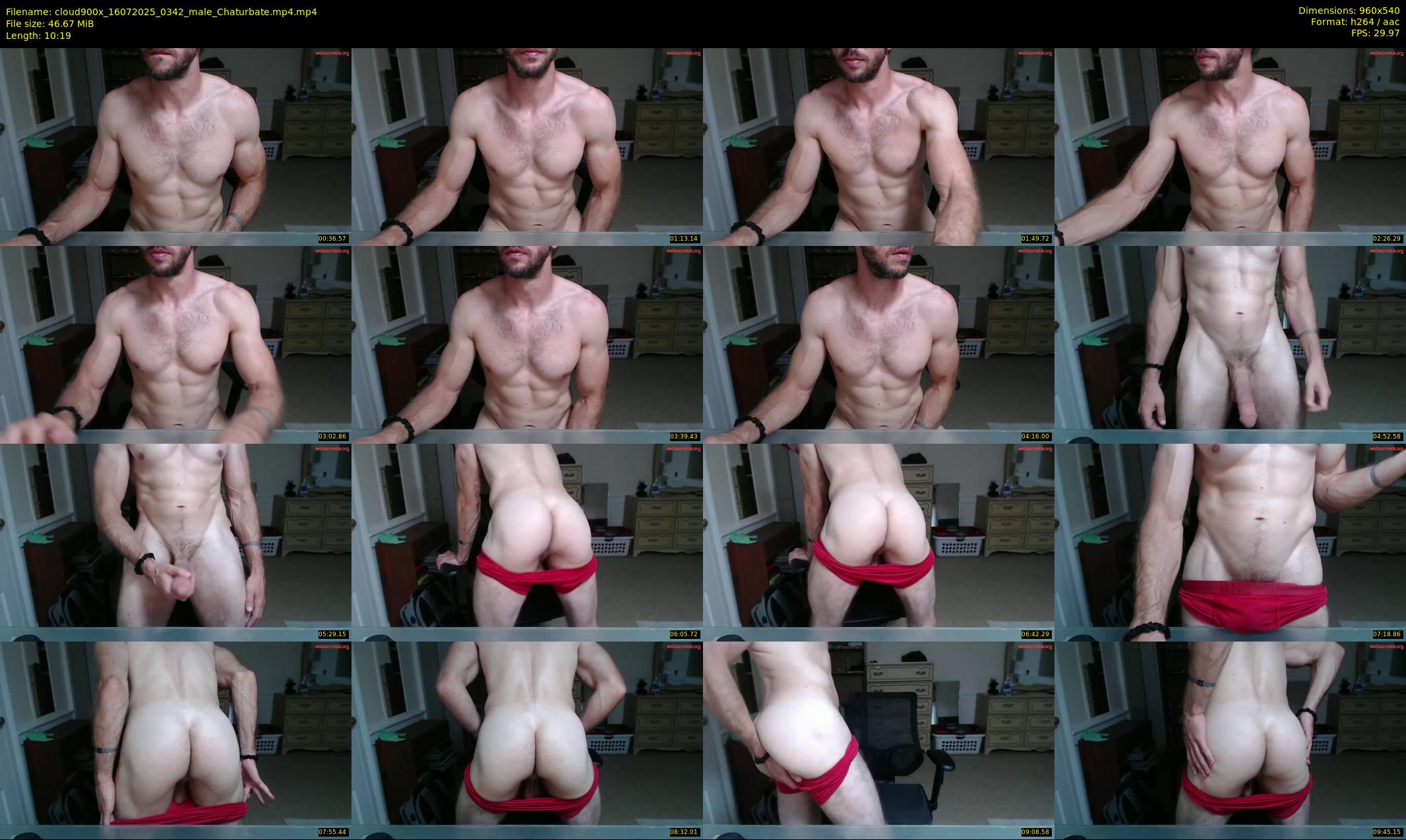 cloud900x — 11 minute Chaturbate male cam show recording, 480p, Jul 16, 2025