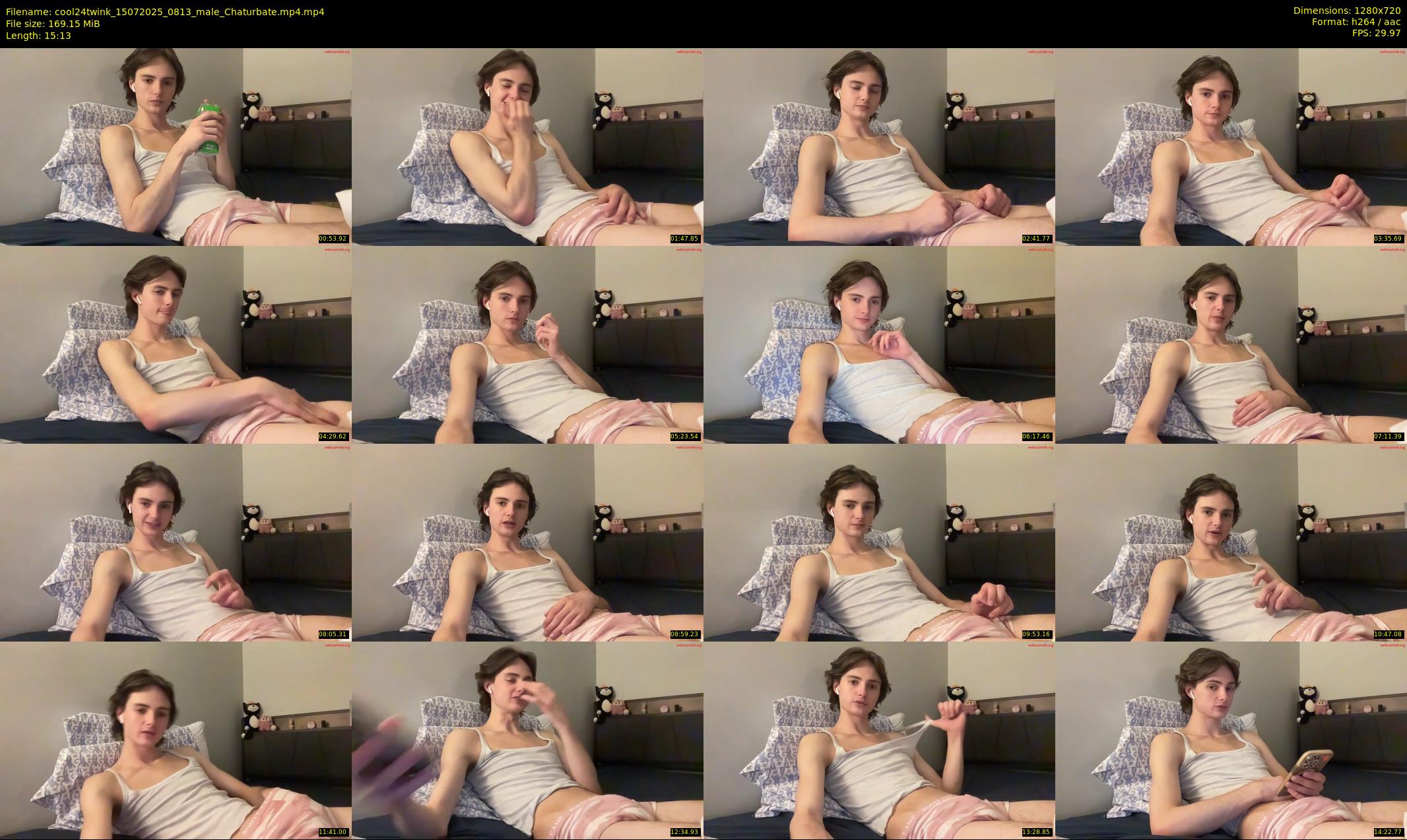 cool24twink — 16 minute Chaturbate male cam show recording, 720p, Jul 15, 2025