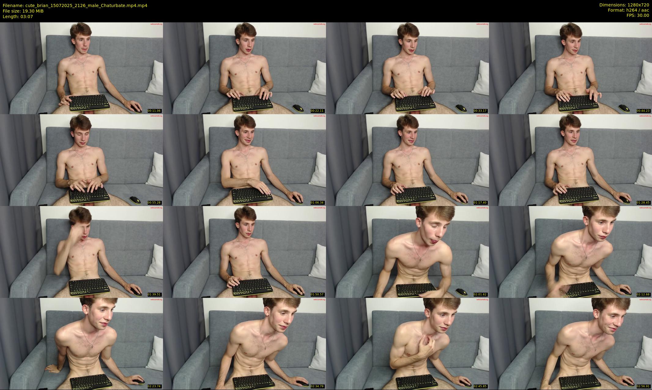 cute_brian — 4 minute Chaturbate male cam show recording, 720p, Jul 15, 2025