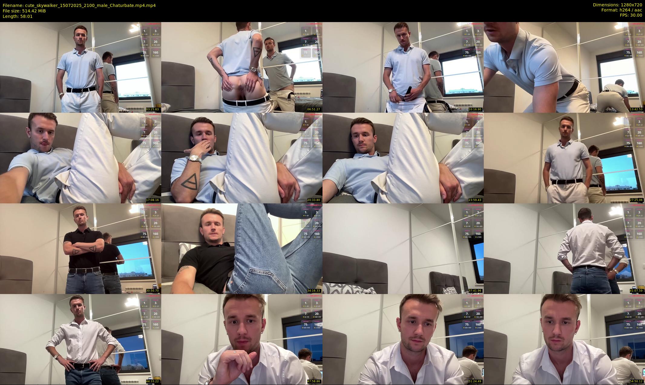 cute_skywalker — 59 minute Chaturbate male cam show recording, 720p, Jul 15, 2025