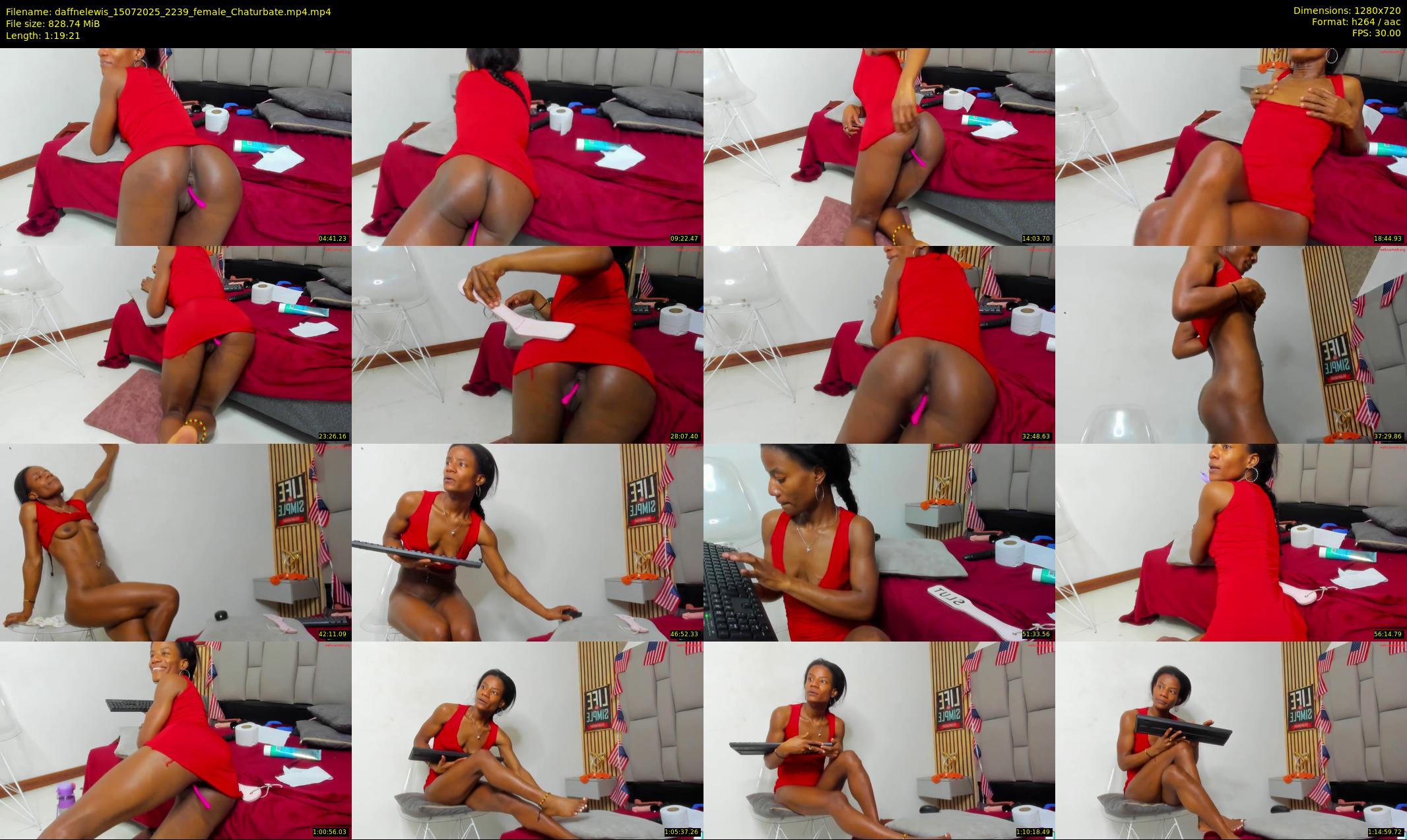 daffnelewis — 80 minute Chaturbate female cam show recording, 720p, Jul 15, 2025