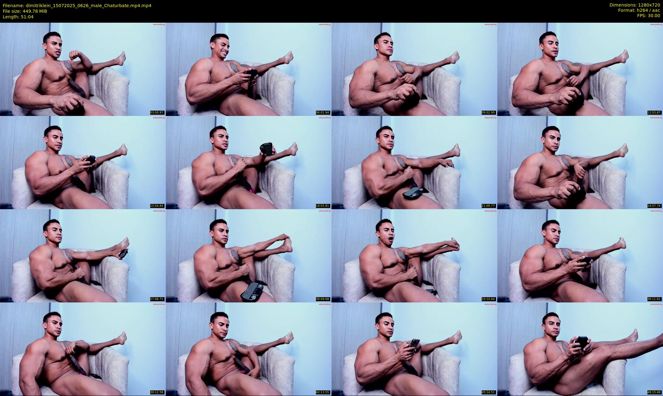 dimitriklein — 52 minute Chaturbate male cam show recording, 720p, Jul 15, 2025