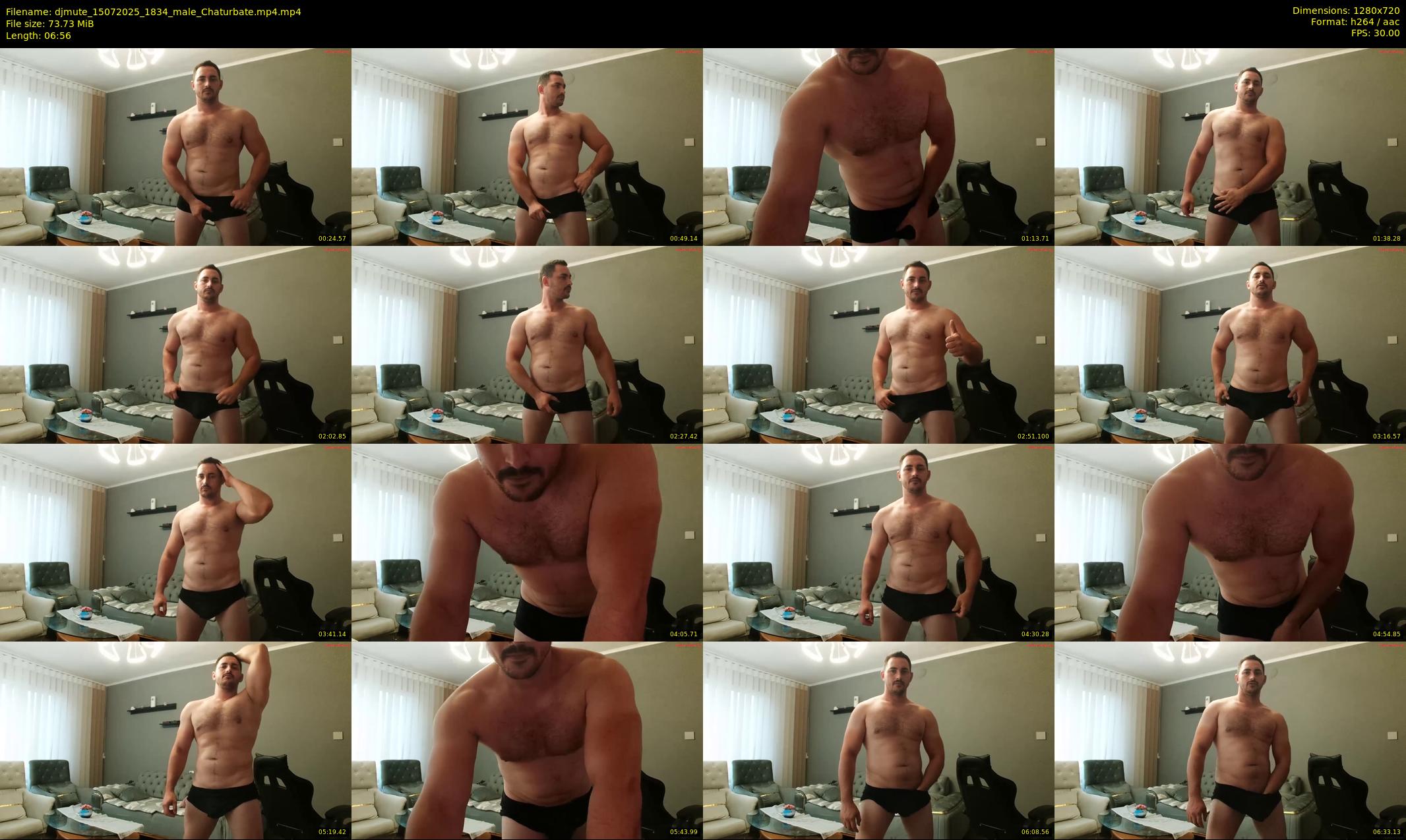 djmute — 7 minute Chaturbate male cam show recording, 720p, Jul 15, 2025
