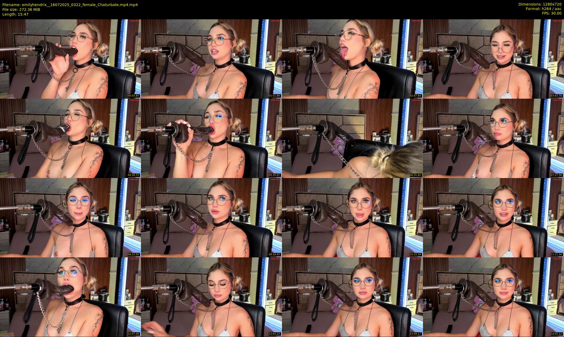 emilyhendrix_ — 16 minute Chaturbate couple cam show recording, 720p, Jul 16, 2025