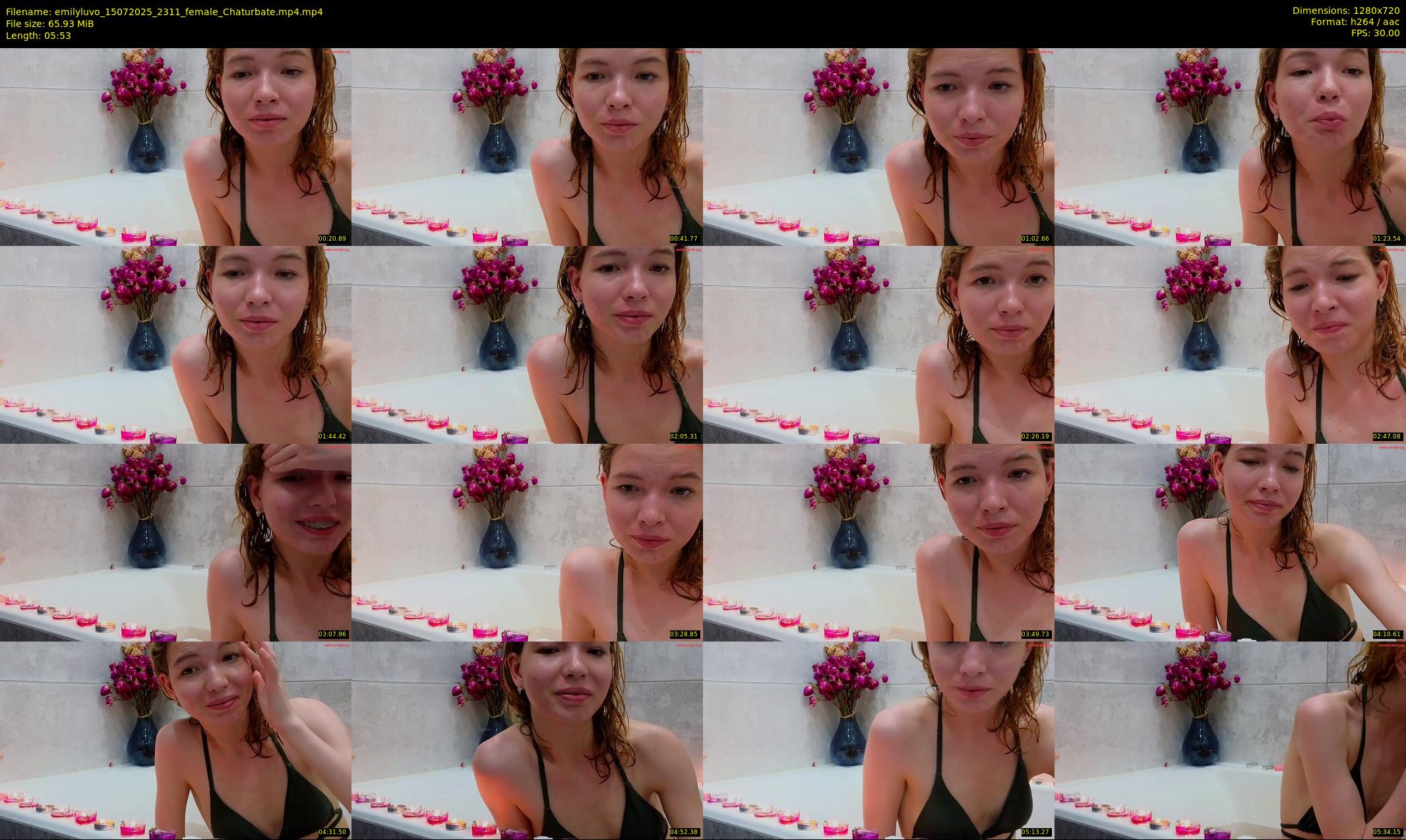 emilyluvo — 6 minute Chaturbate female cam show recording, 720p, Jul 15, 2025