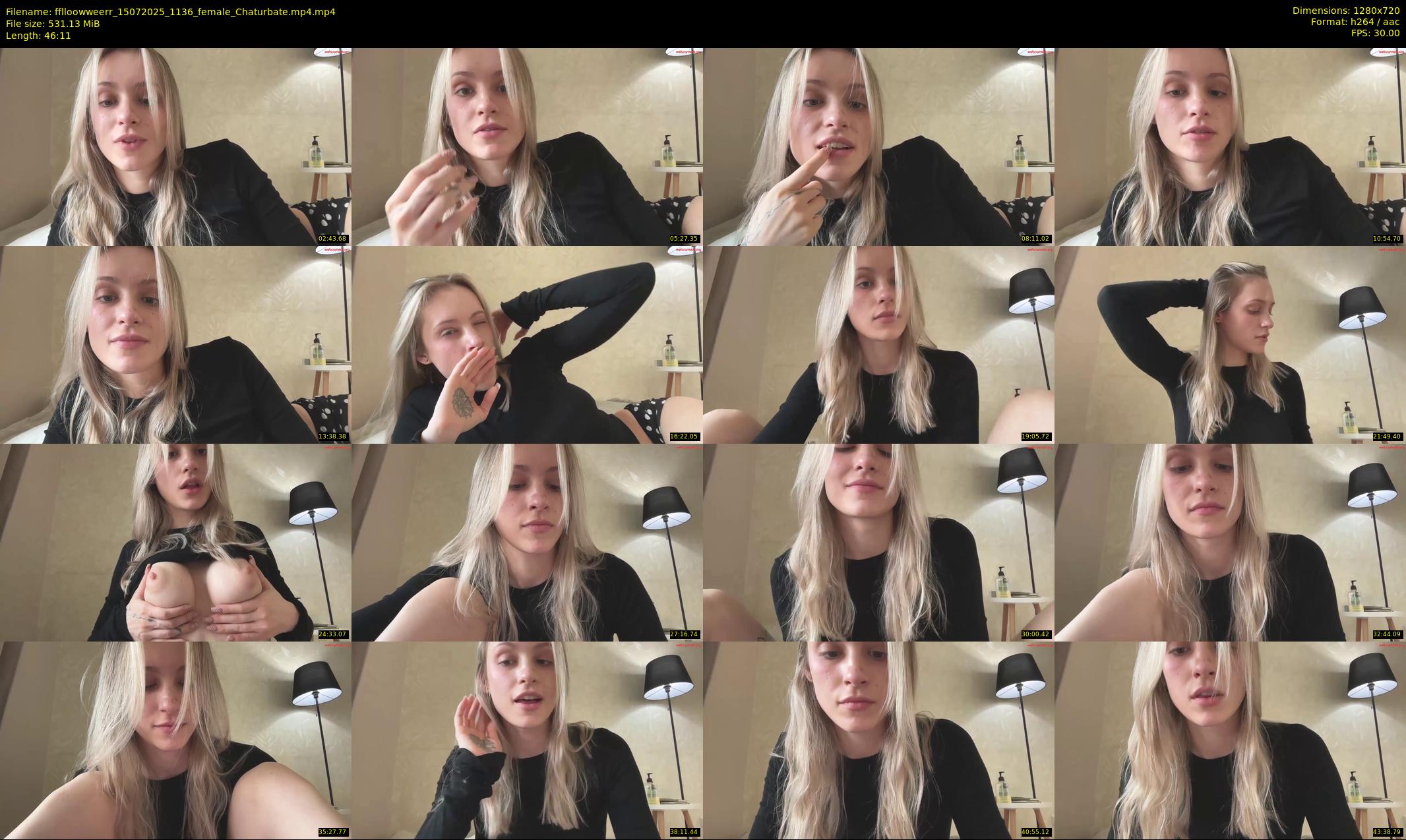 fflloowweerr — 47 minute Chaturbate couple cam show recording, 720p, Jul 15, 2025