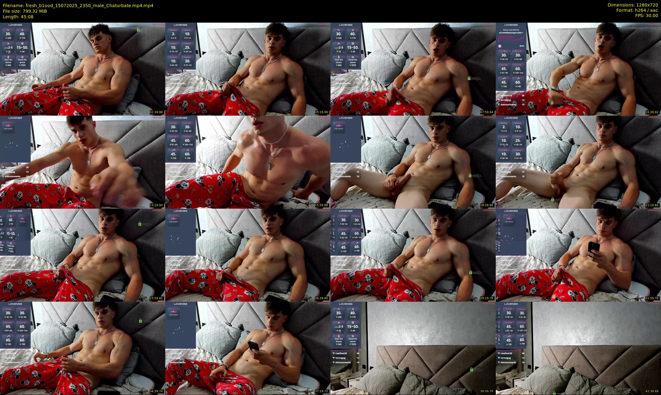 fresh_b1ood — 46 minute Chaturbate male cam show recording, 720p, Jul 15, 2025