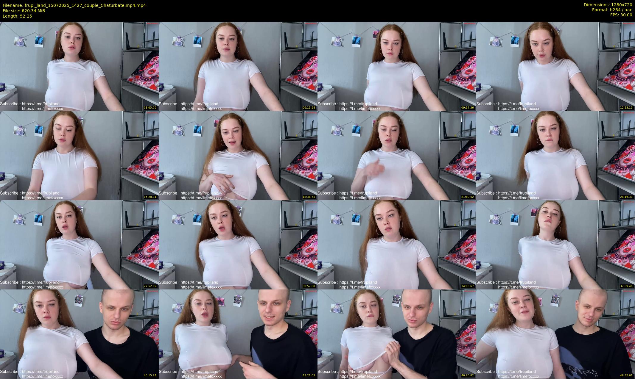 frupi_land — 53 minute Chaturbate couple cam show recording, 720p, Jul 15, 2025