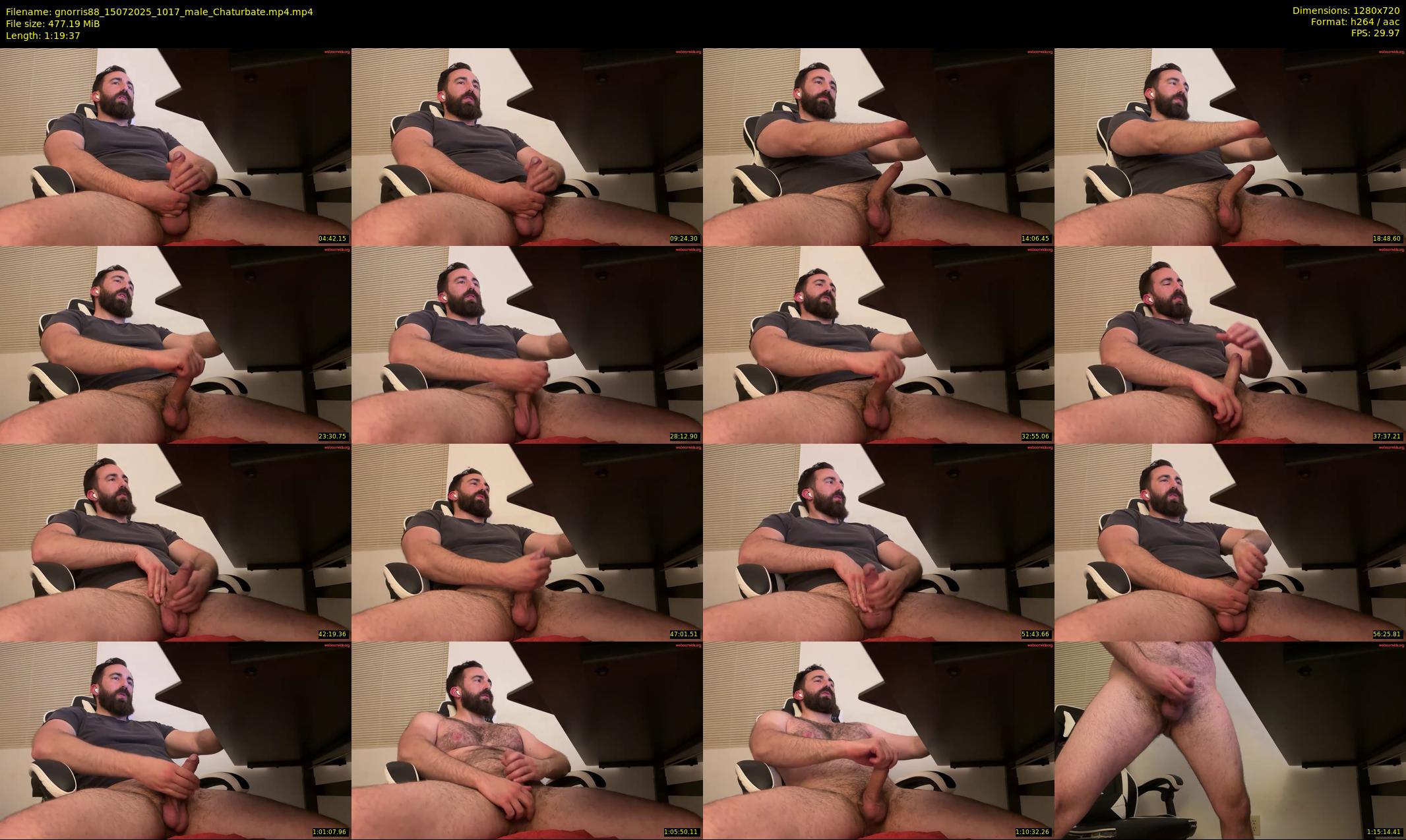 gnorris88 — 80 minute Chaturbate male cam show recording, 720p, Jul 15, 2025