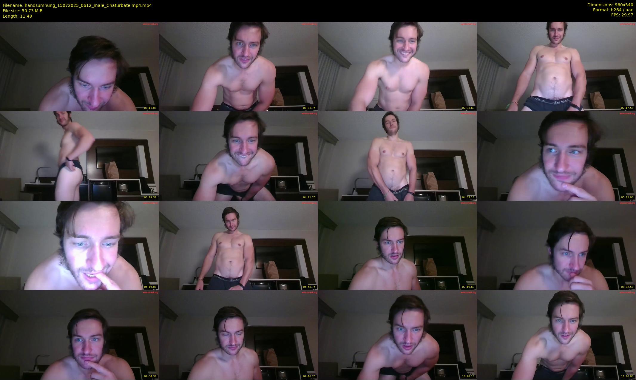 handsumhung — 12 minute Chaturbate male cam show recording, 480p, Jul 15, 2025