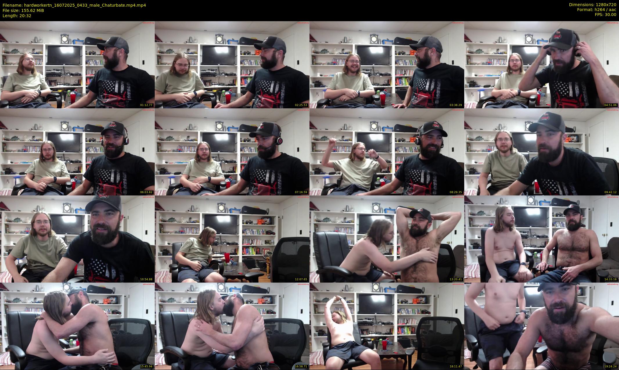 hardworkertn — 21 minute Chaturbate male cam show recording, 720p, Jul 16, 2025