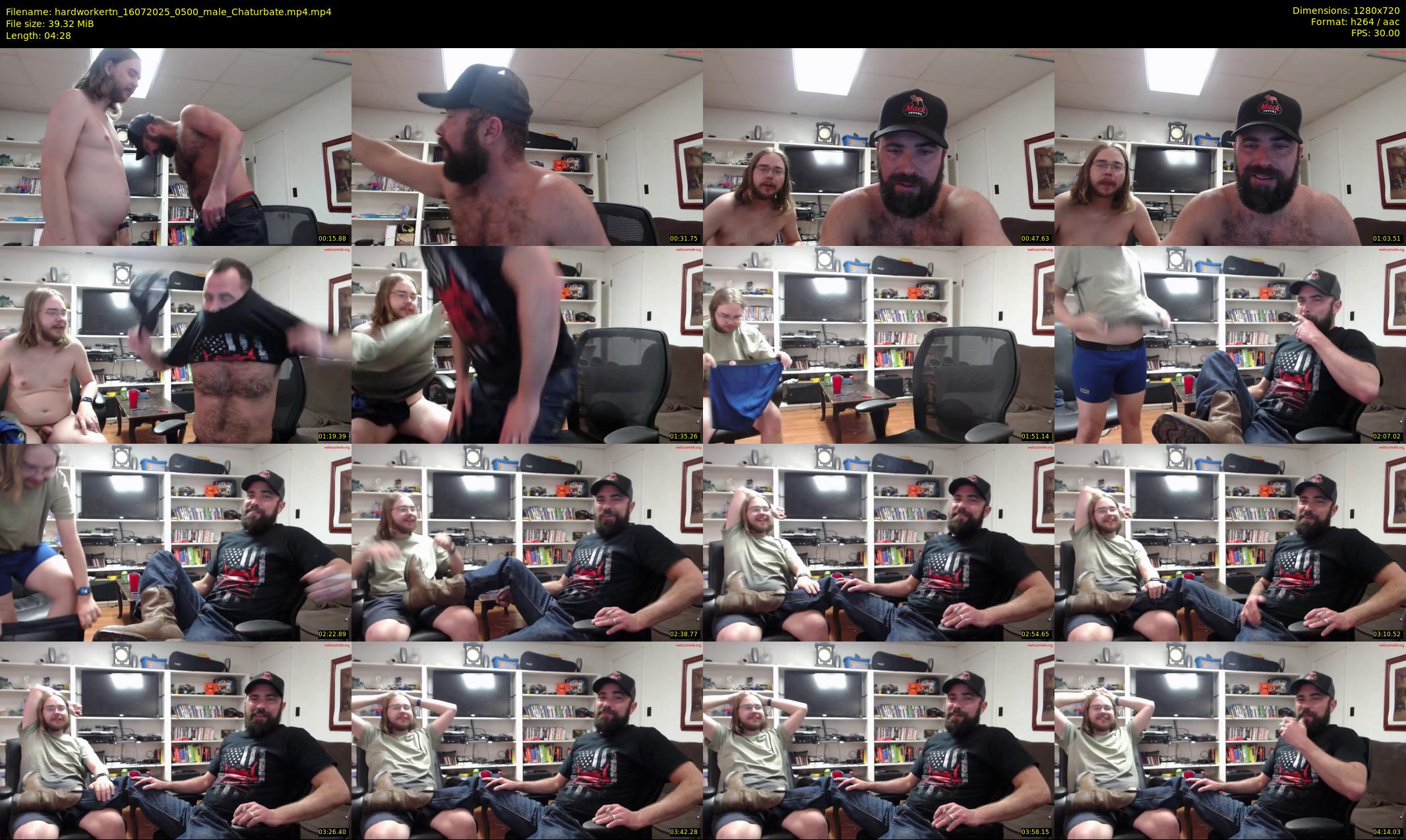 hardworkertn — 5 minute Chaturbate male cam show recording, 720p, Jul 16, 2025