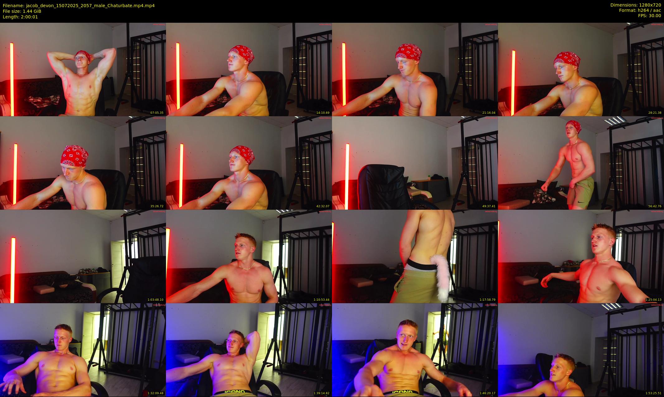 jacob_devon — 121 minute Chaturbate male cam show recording, 720p, Jul 15, 2025