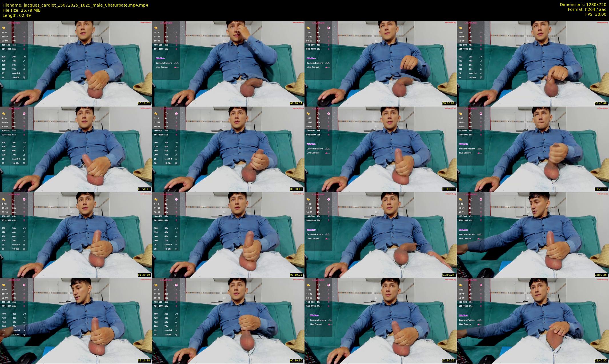 jacques_cardiet — 3 minute Chaturbate male cam show recording, 720p, Jul 15, 2025